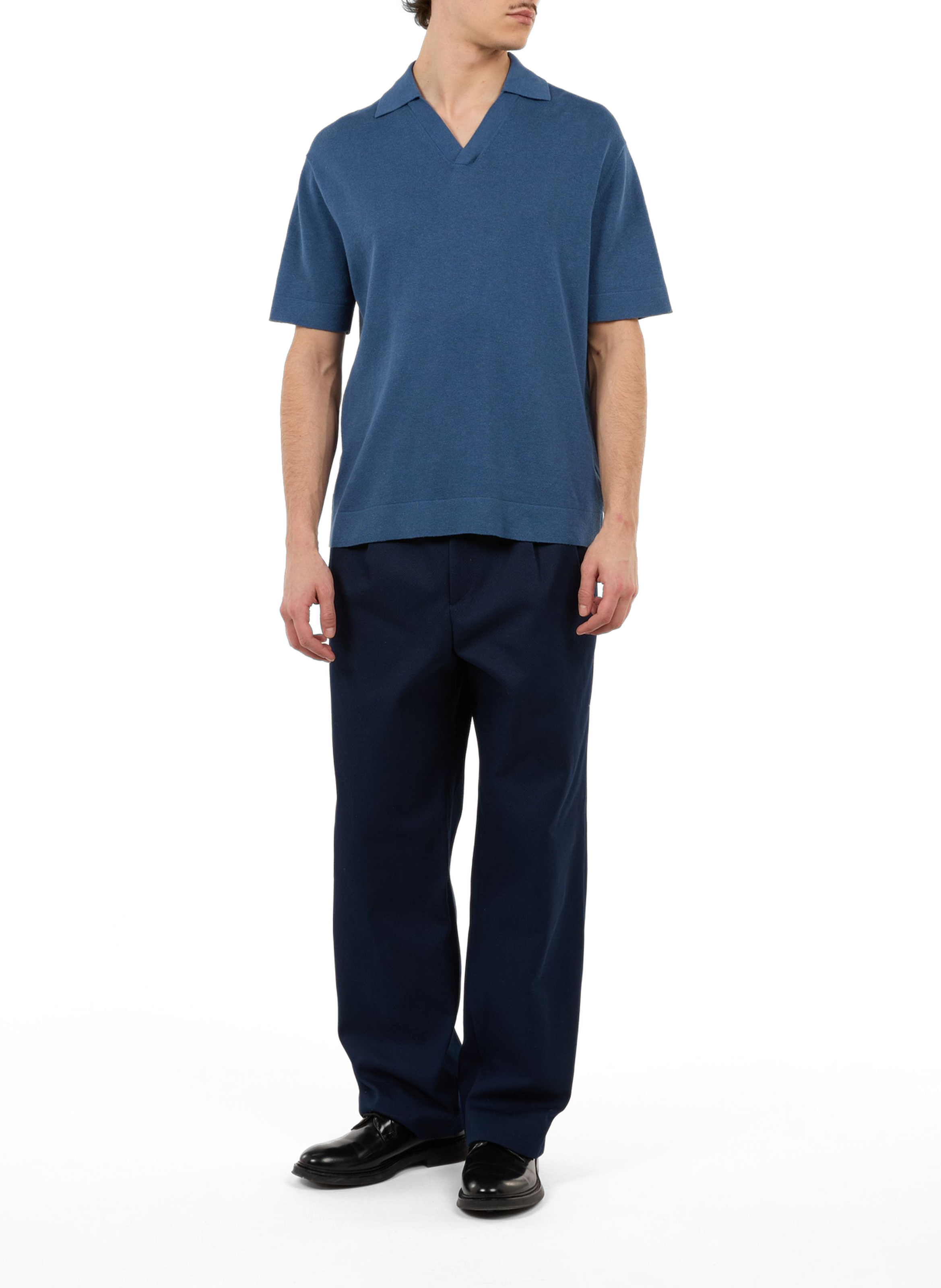 Pantalon Hame-P en coton SAISON 1865 Bleu
