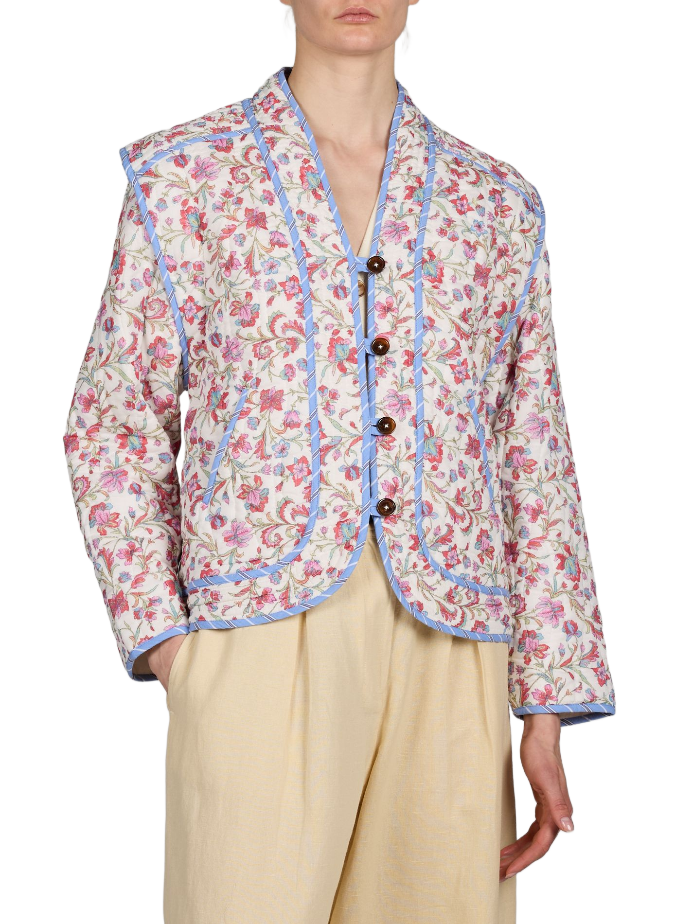 Nelina patterned cotton jacket LOUISE MISHA Multicolour