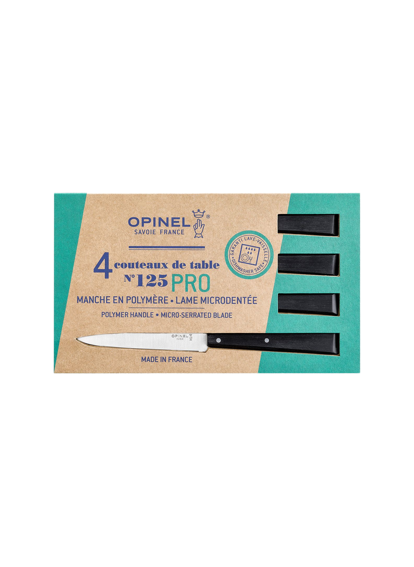Coffret de 4 couteaux Bon Appétit OPINEL Noir