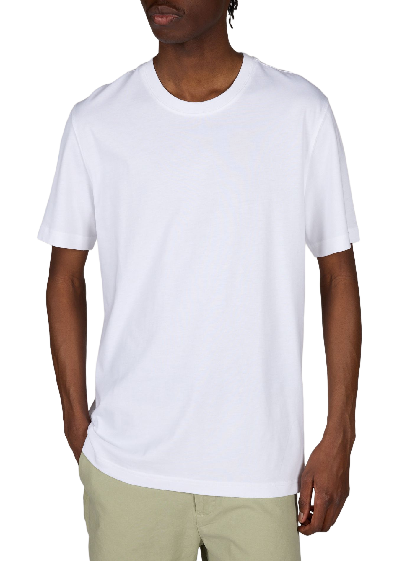 Tee-shirt droit uni ETON White