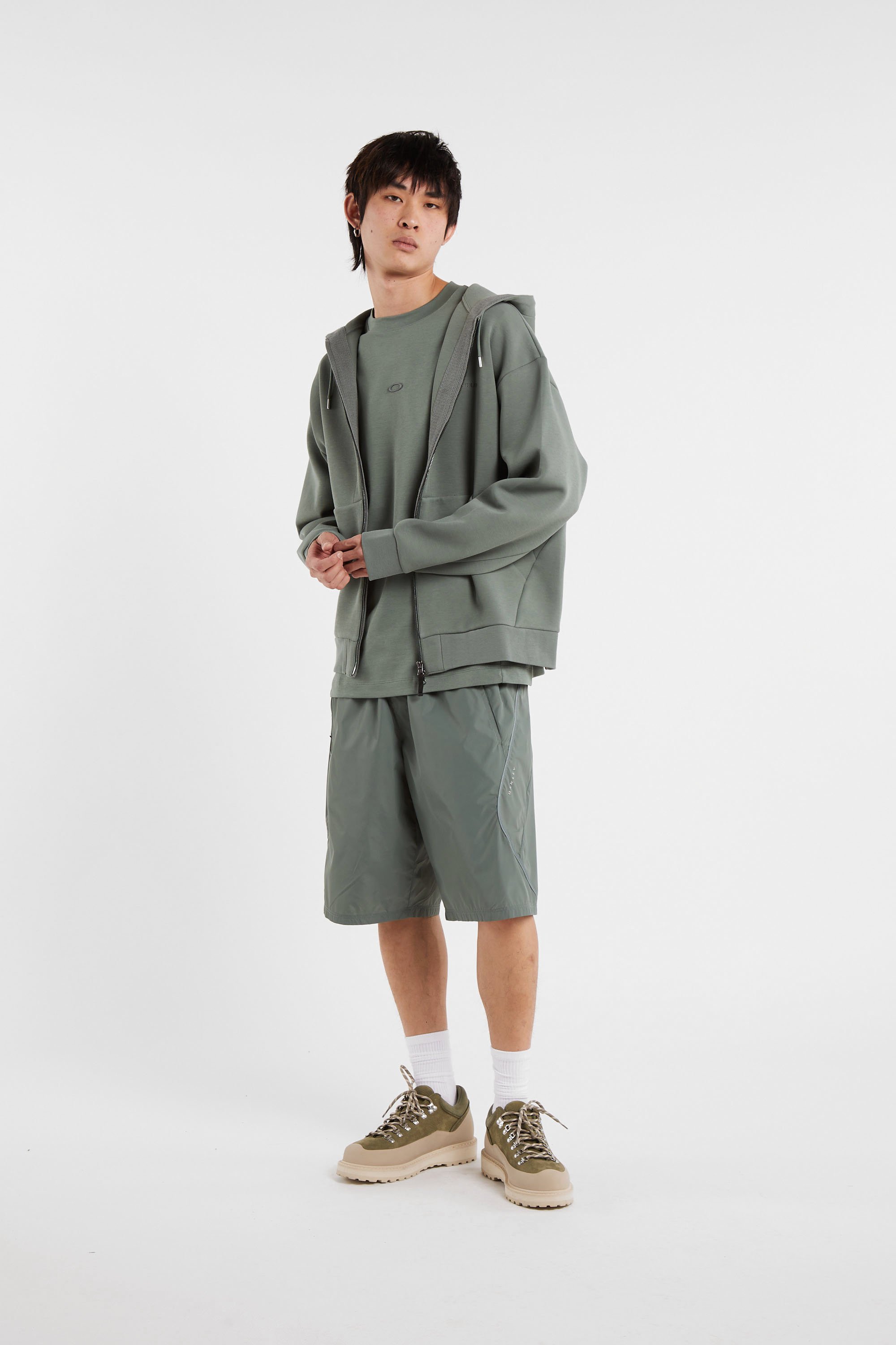Hoodie zippé reserve momento fz hoodie OAKLEY Vert