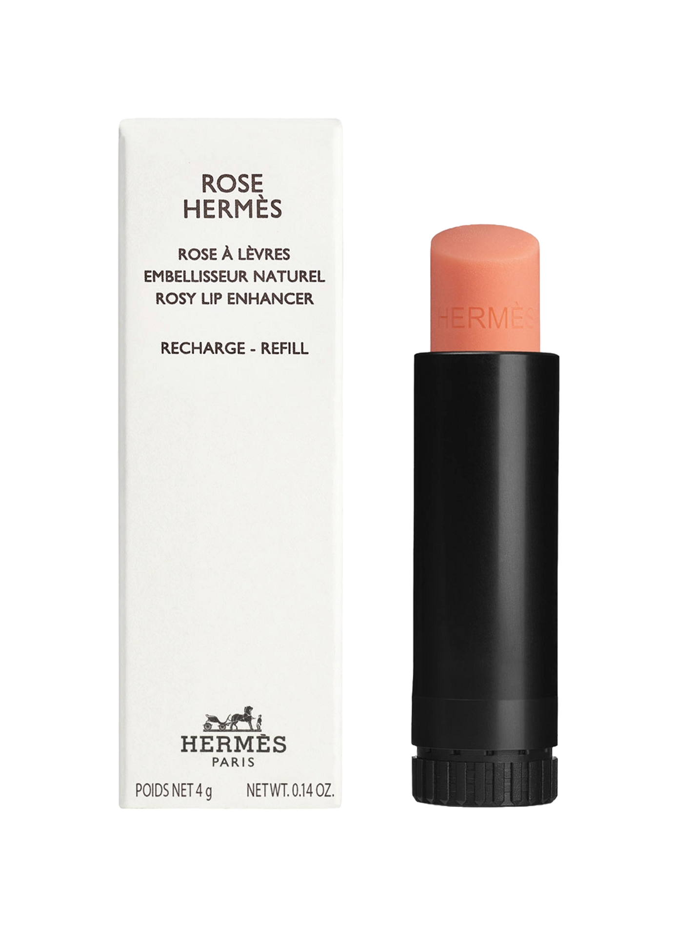 Rose Hermès rosy lip enhancer refill, Rose Abricoté HERMÈS Rose abricoté