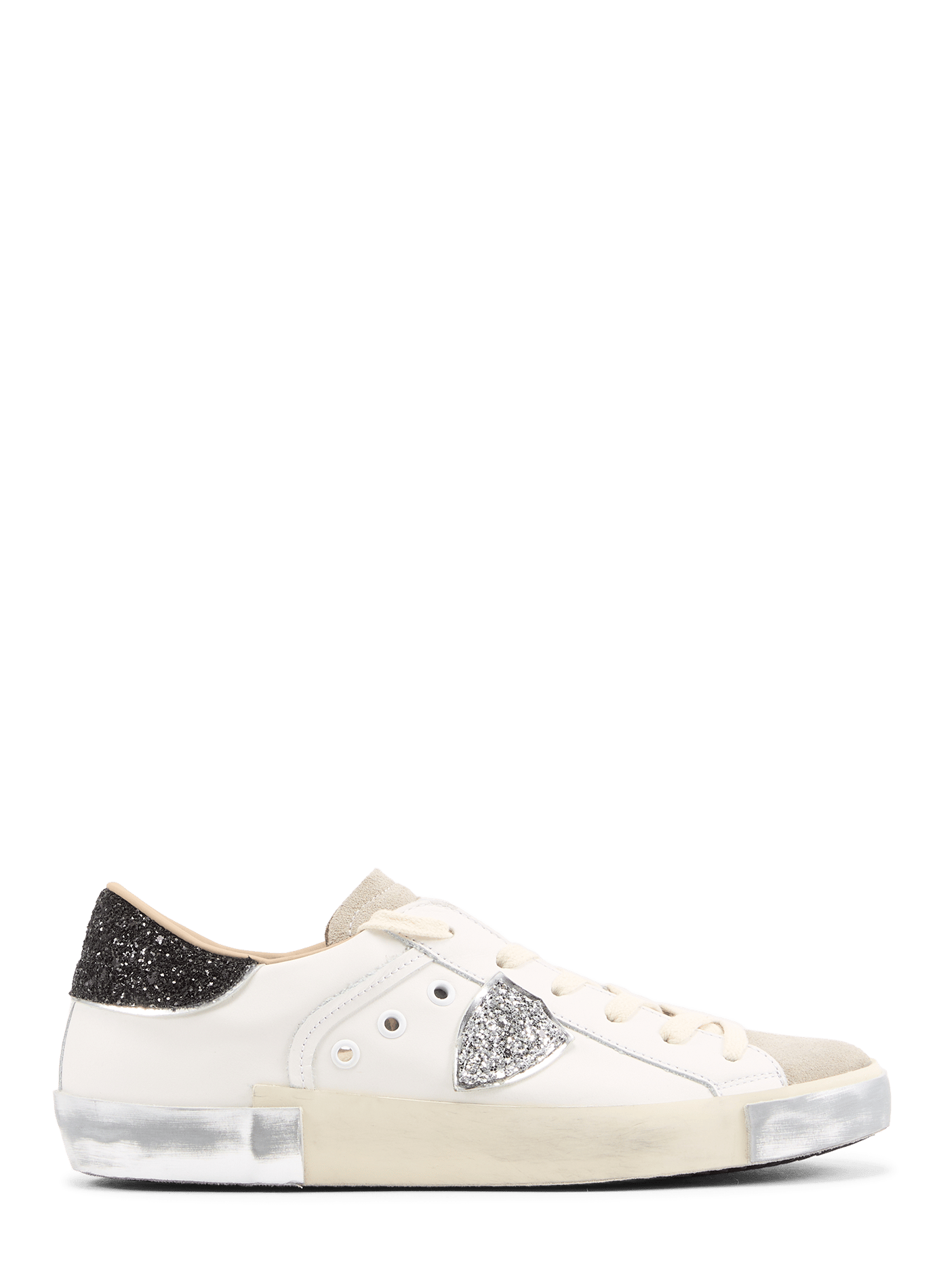 Baskets basses en cuir PHILIPPE MODEL Blanc