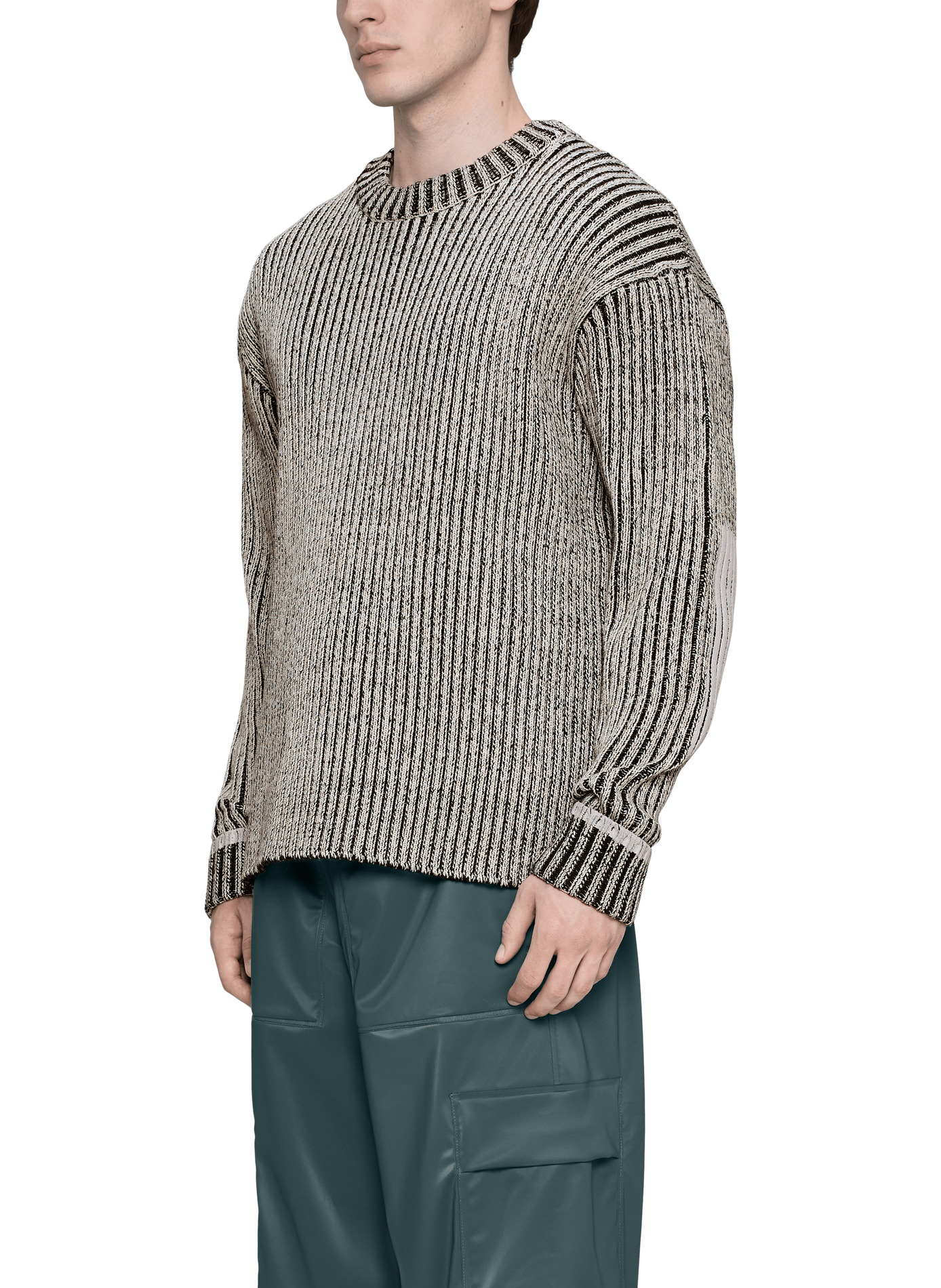 Pull col rond RAINS Gris