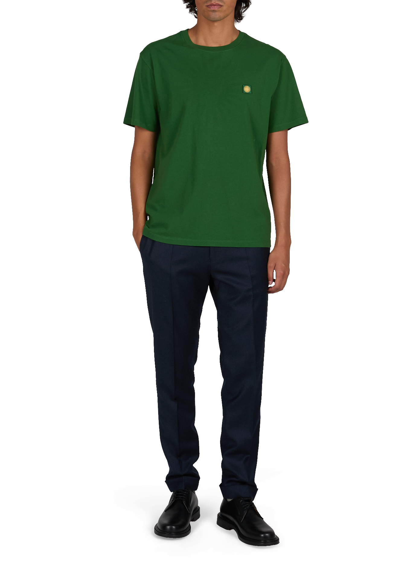 Round neck T-shirt THINKING MU Green