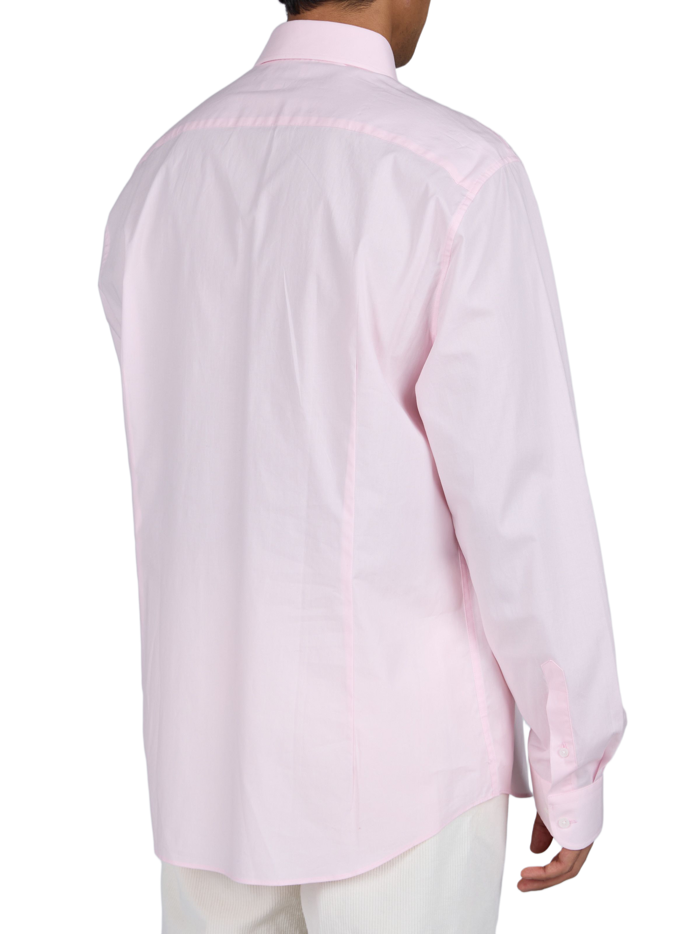 Gerade geschnittenes Hemd mit klassischem Kragen aus Baumwollmischung TOMMY HILFIGER Rosa