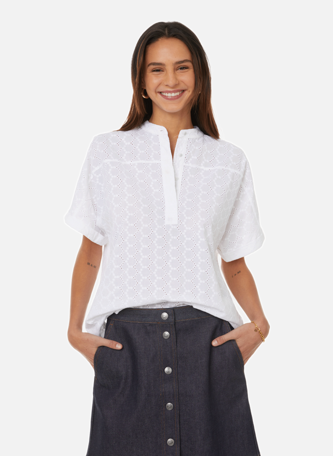 Judith broderie anglaise cotton blouse A.P.C.