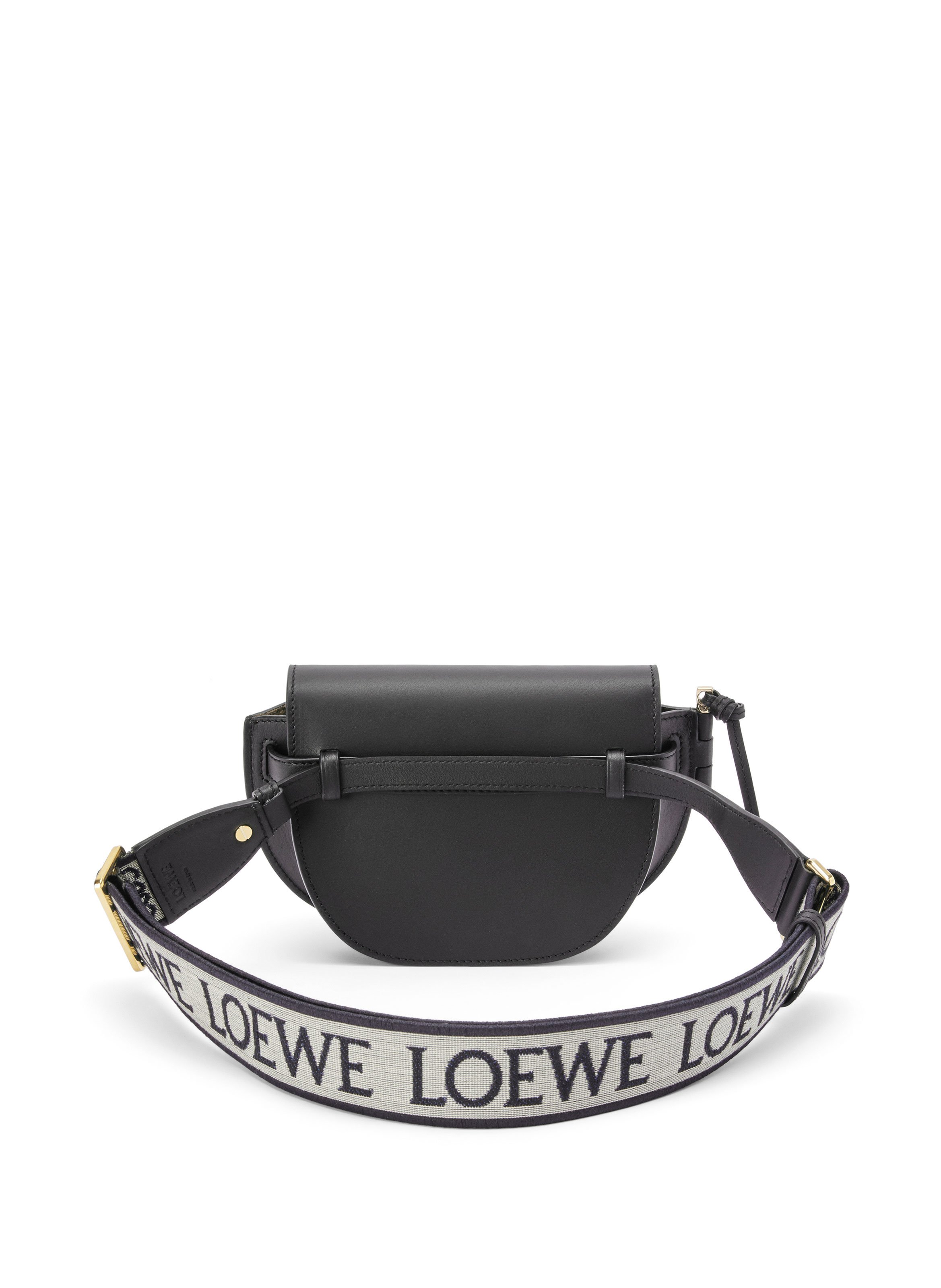 Mini Gate Dual leather shoulder bag LOEWE Black