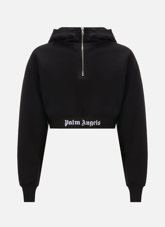Logo Tape hoodie  PALM ANGELS Logo Tape hoodie  PALM ANGELS