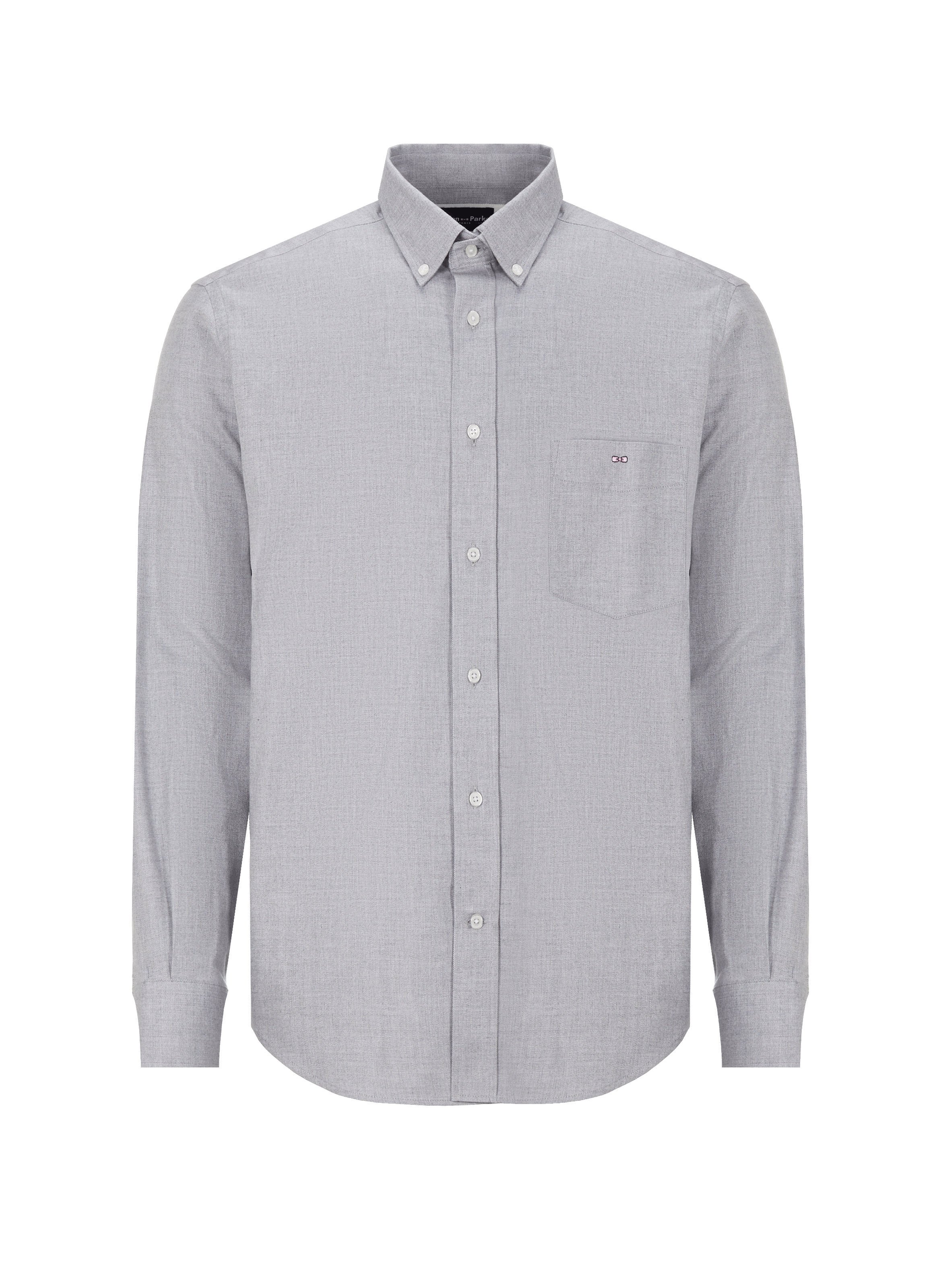 Chemise unie en coton et lyocell