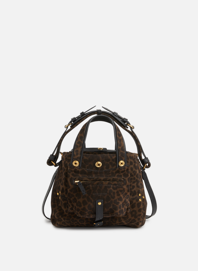 Billy Nano leopard-print leather handbag JÉRÔME DREYFUSS