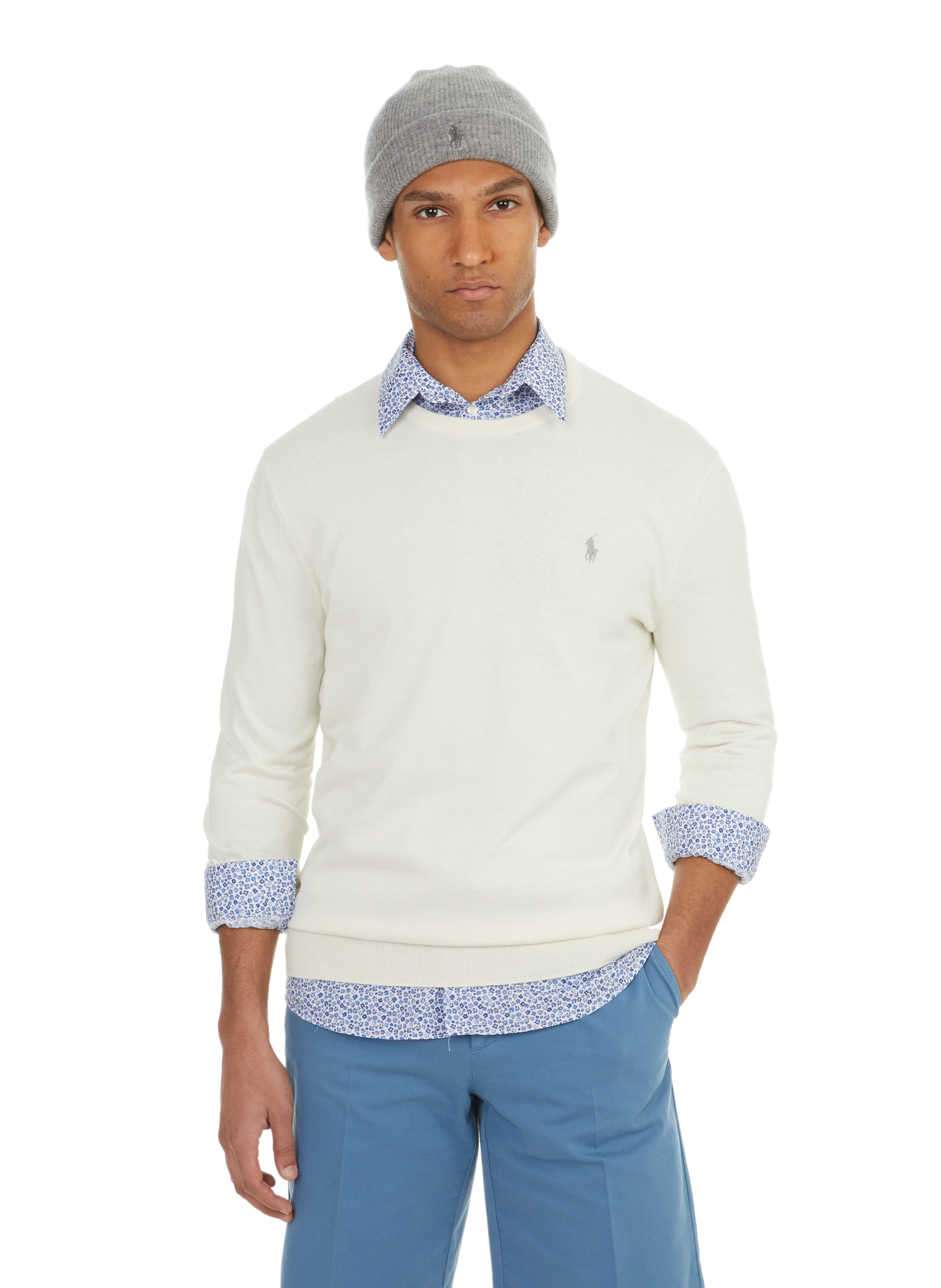 Cotton beanie  POLO RALPH LAUREN Grey
