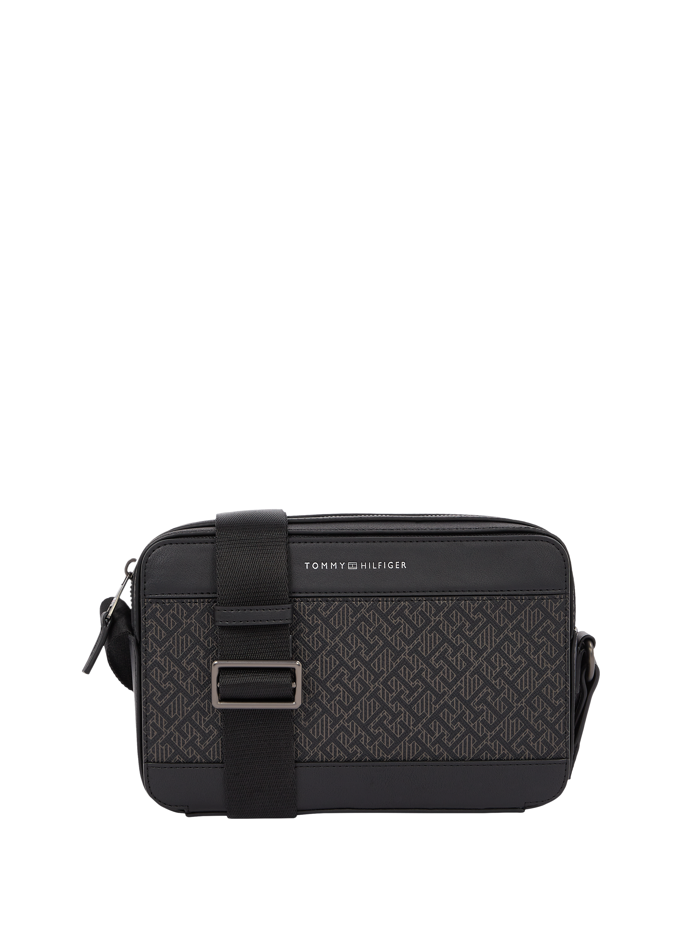 TOMMY HILFIGER Logo Crossbody Reporter Bag Black