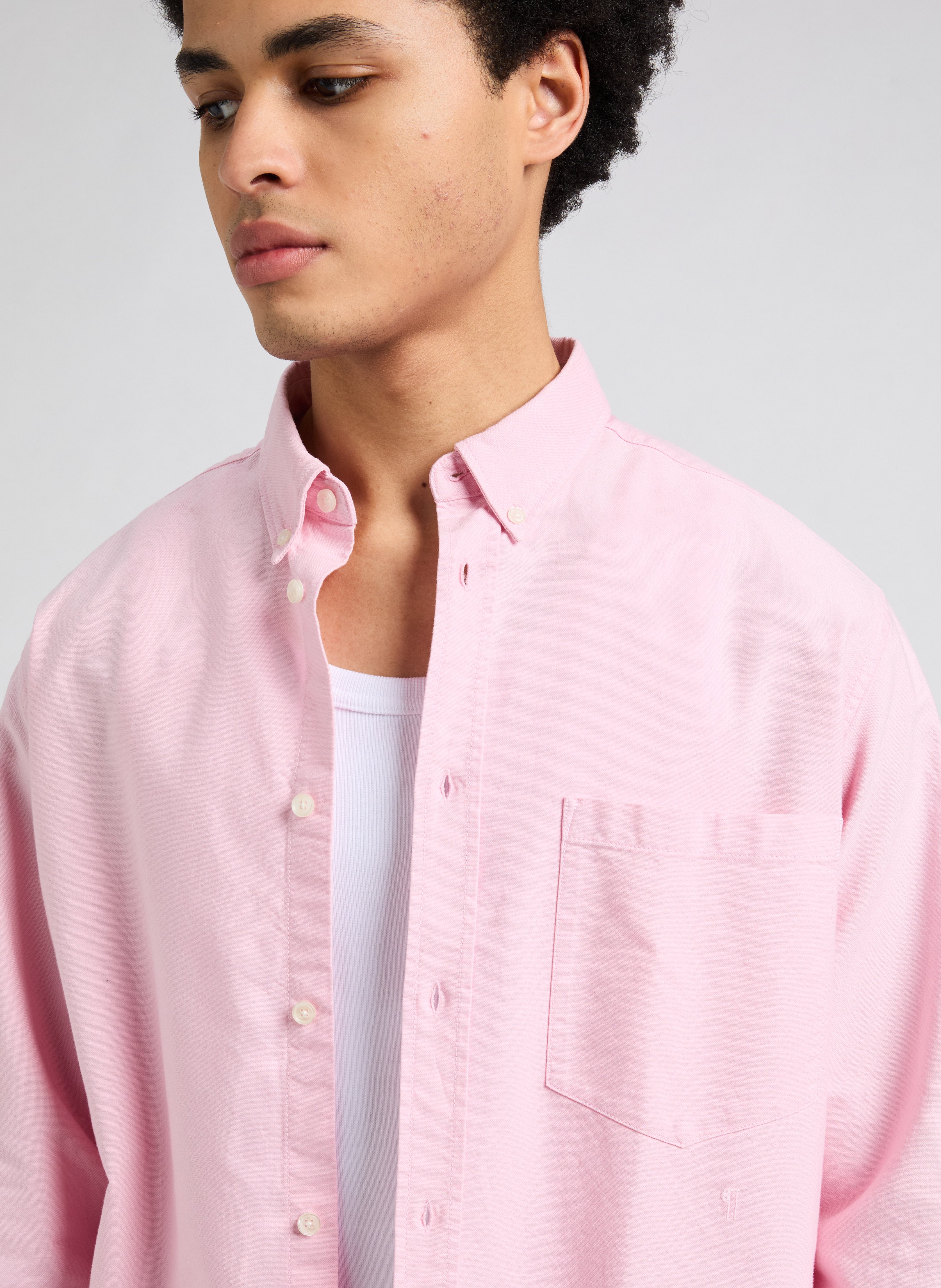 Chemise Amen en coton SAISON 1865 Rose