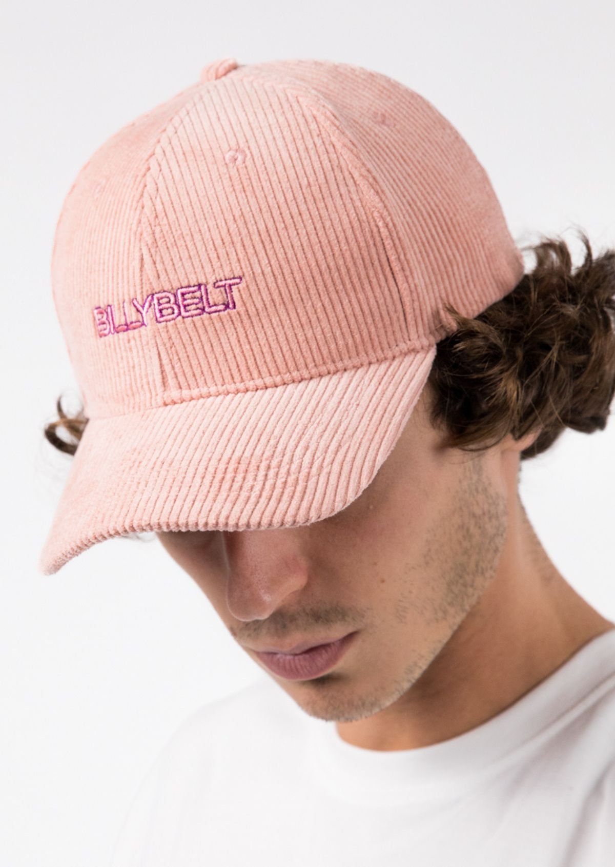 Casquette en velours BILLYBELT Rose