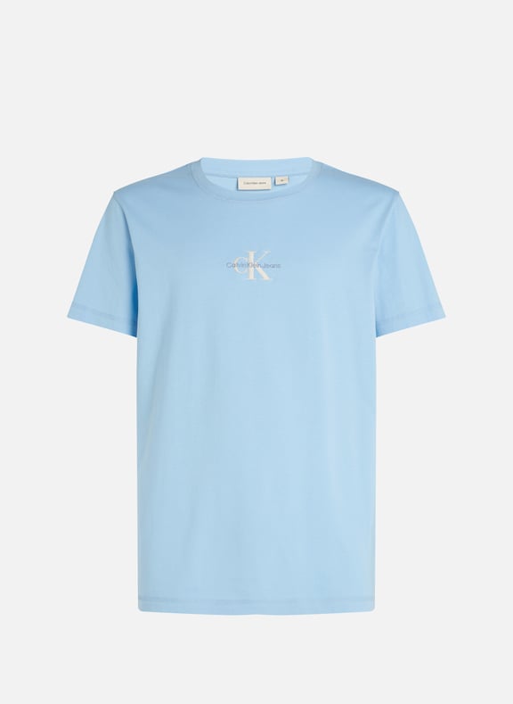 T-shirt logo en coton Bleu by CALVIN KLEIN CALVIN KLEIN T-shirt logo en coton Bleu