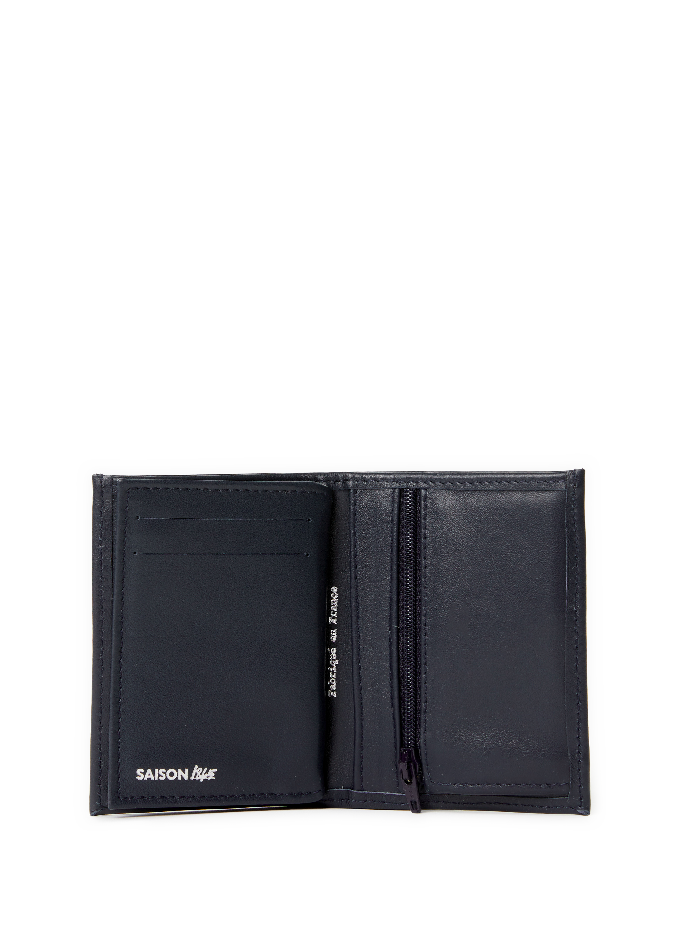  Leather card holder SAISON 1865 Blue