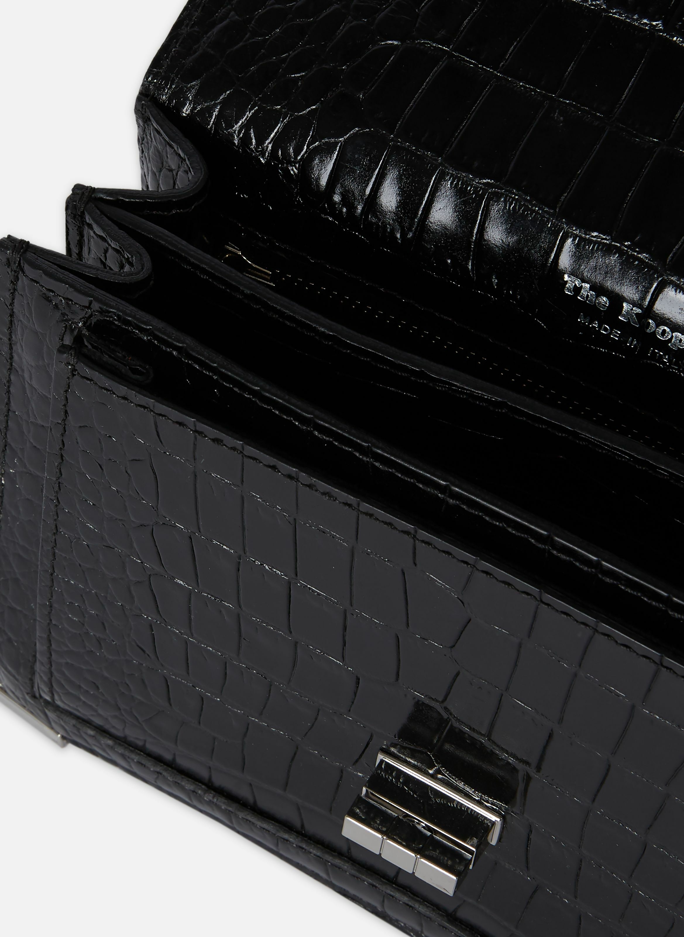 Sac emily small en cuir effet crocodile THE KOOPLES Noir