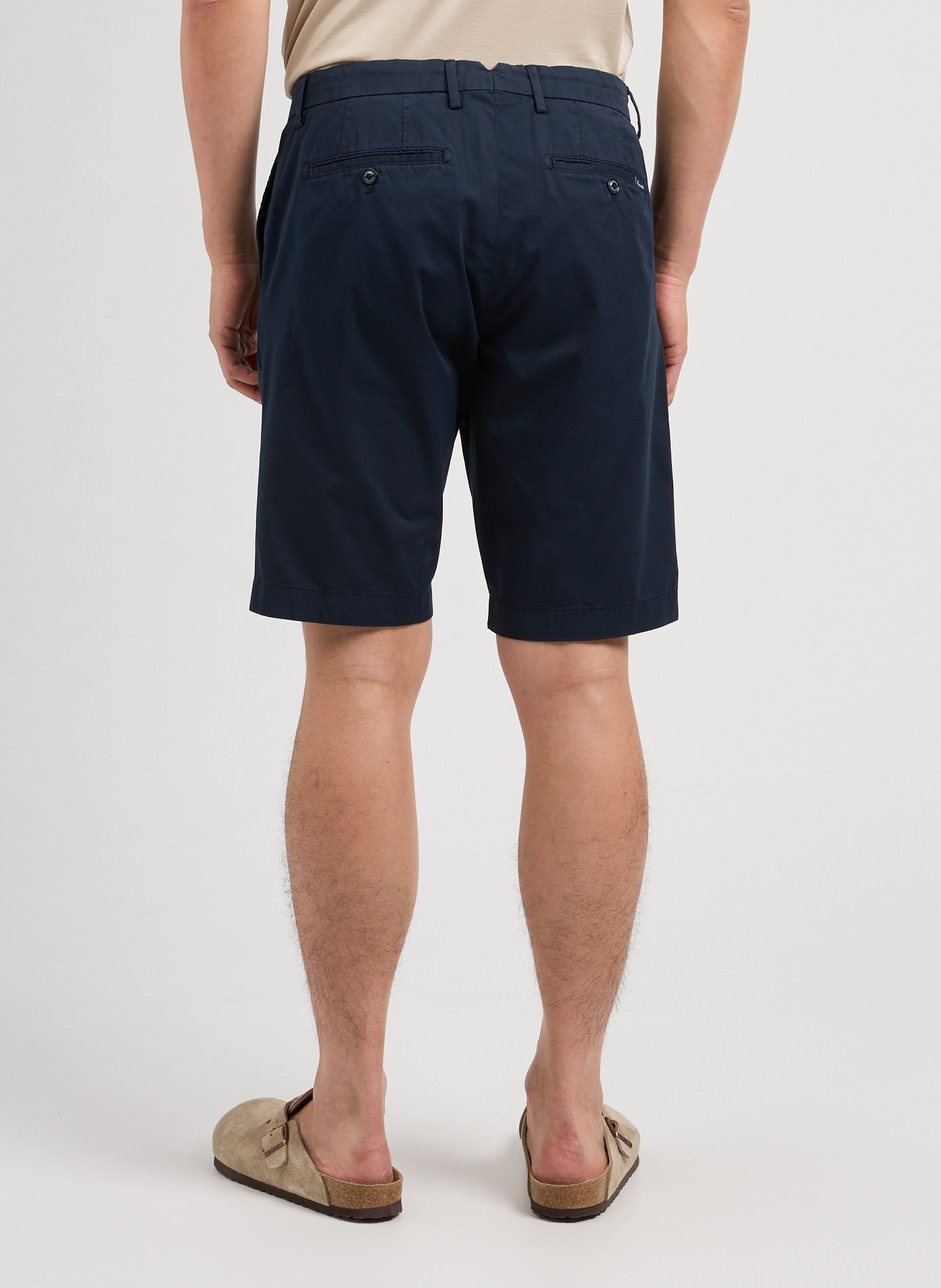 Chino Bermuda in blended cotton FACONNABLE Blue