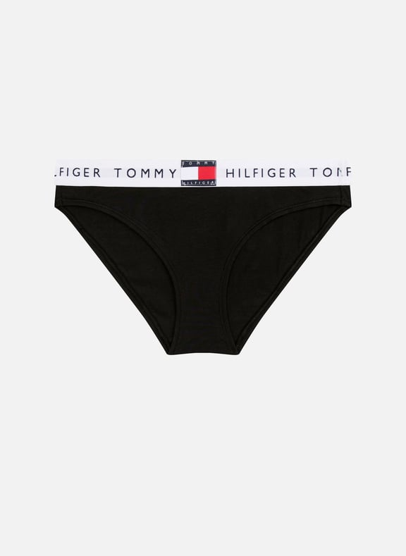 Mixed cotton culottes Black by TOMMY HILFIGER TOMMY HILFIGER Mixed cotton culottes Black