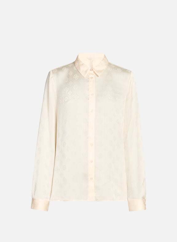 Fluid printed shirt Beige by GUESS GUESS Fluid printed shirt Beige