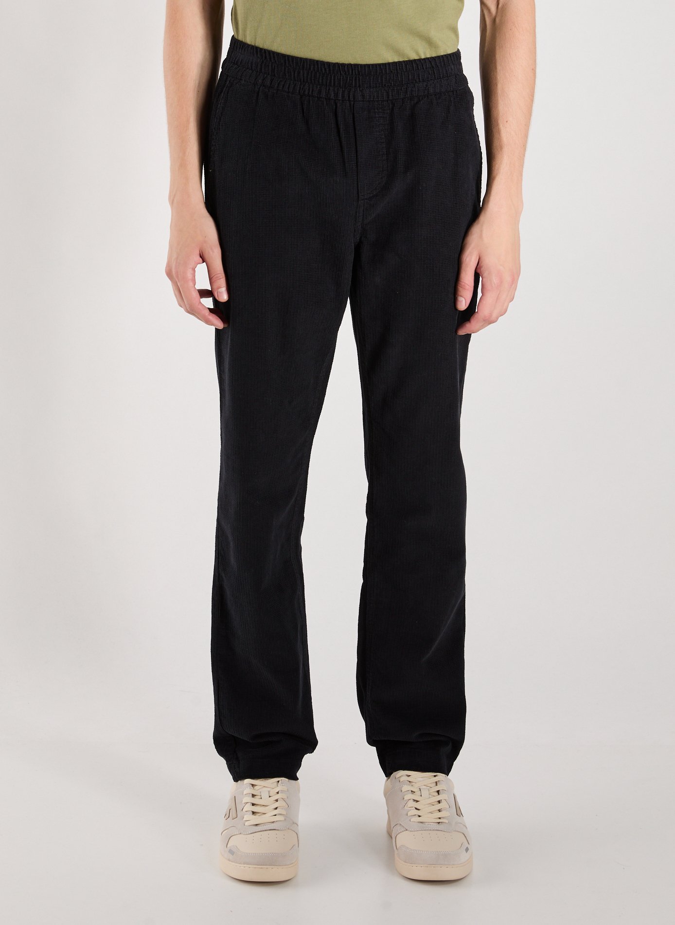 FAGUO TARTAN FLORAL PANTS Black