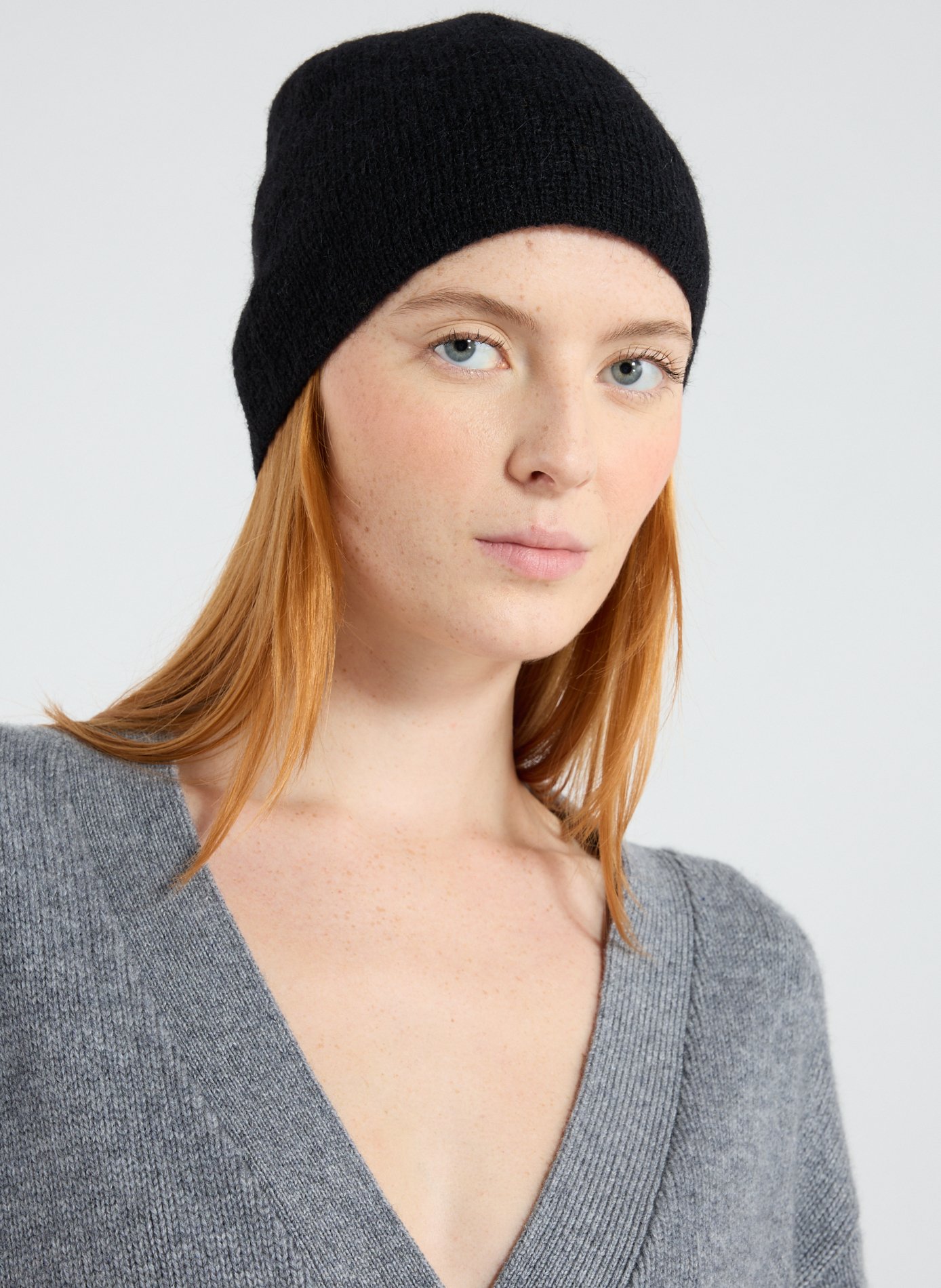 Bonnet en laine mélangée OUR LEGACY Noir
