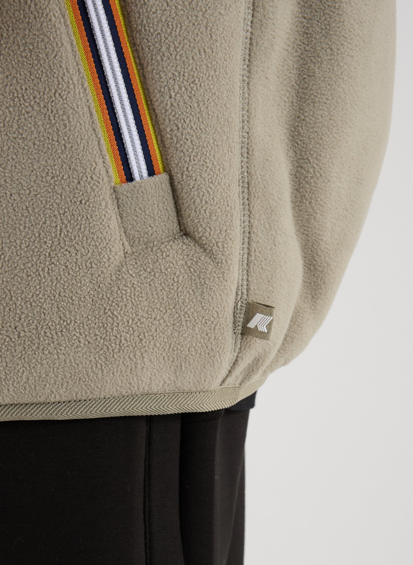 Gilet sans manches à col montant K-WAY Vert