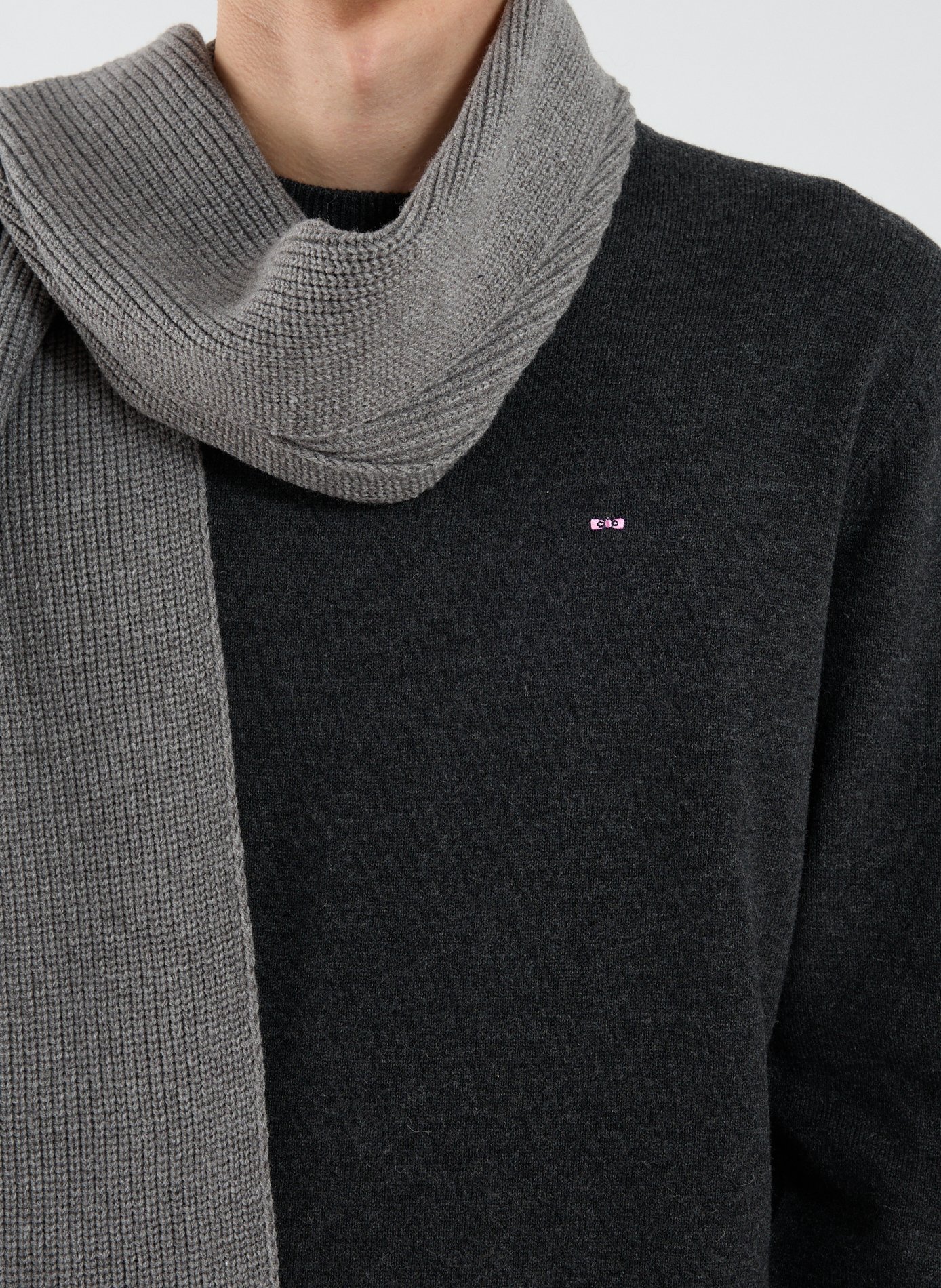 Echarpe en maille EDEN PARK Gris