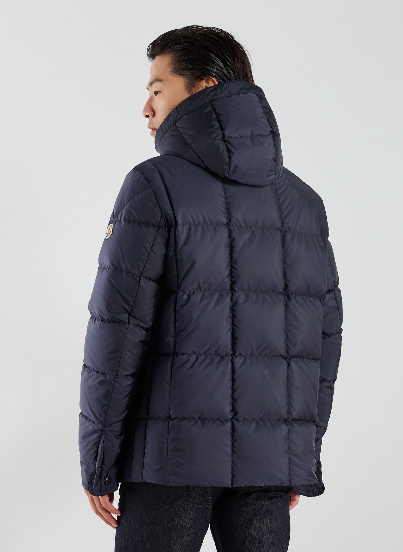 Reversible cotton-blend jacket MONCLER Blue