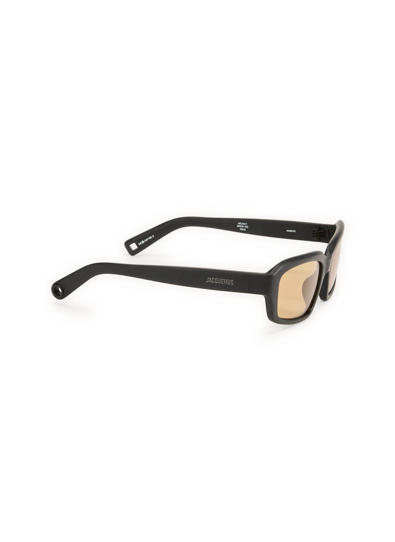 Lunettes de soleil rectangulaires JACQUEMUS Noir