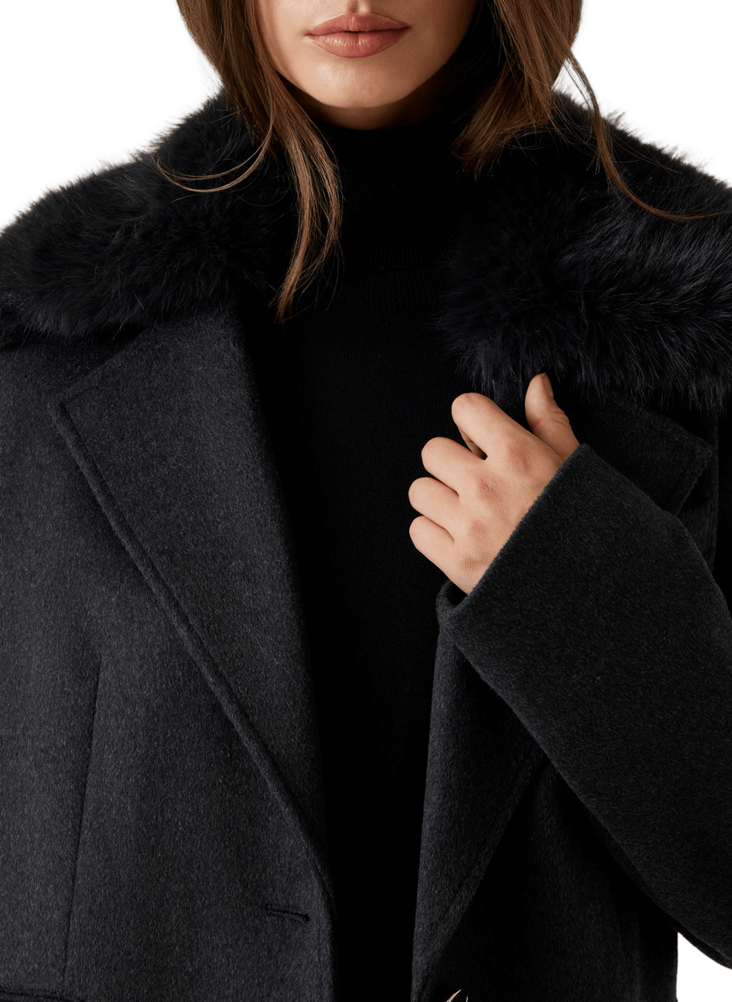 Long wool-blend coat GUESS Grey