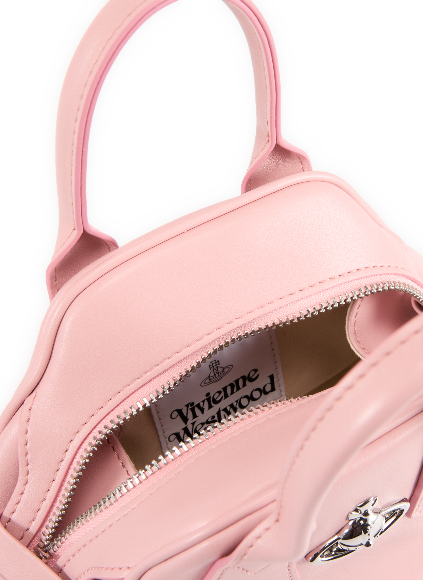 Sac à main uni VIVIENNE WESTWOOD Rose