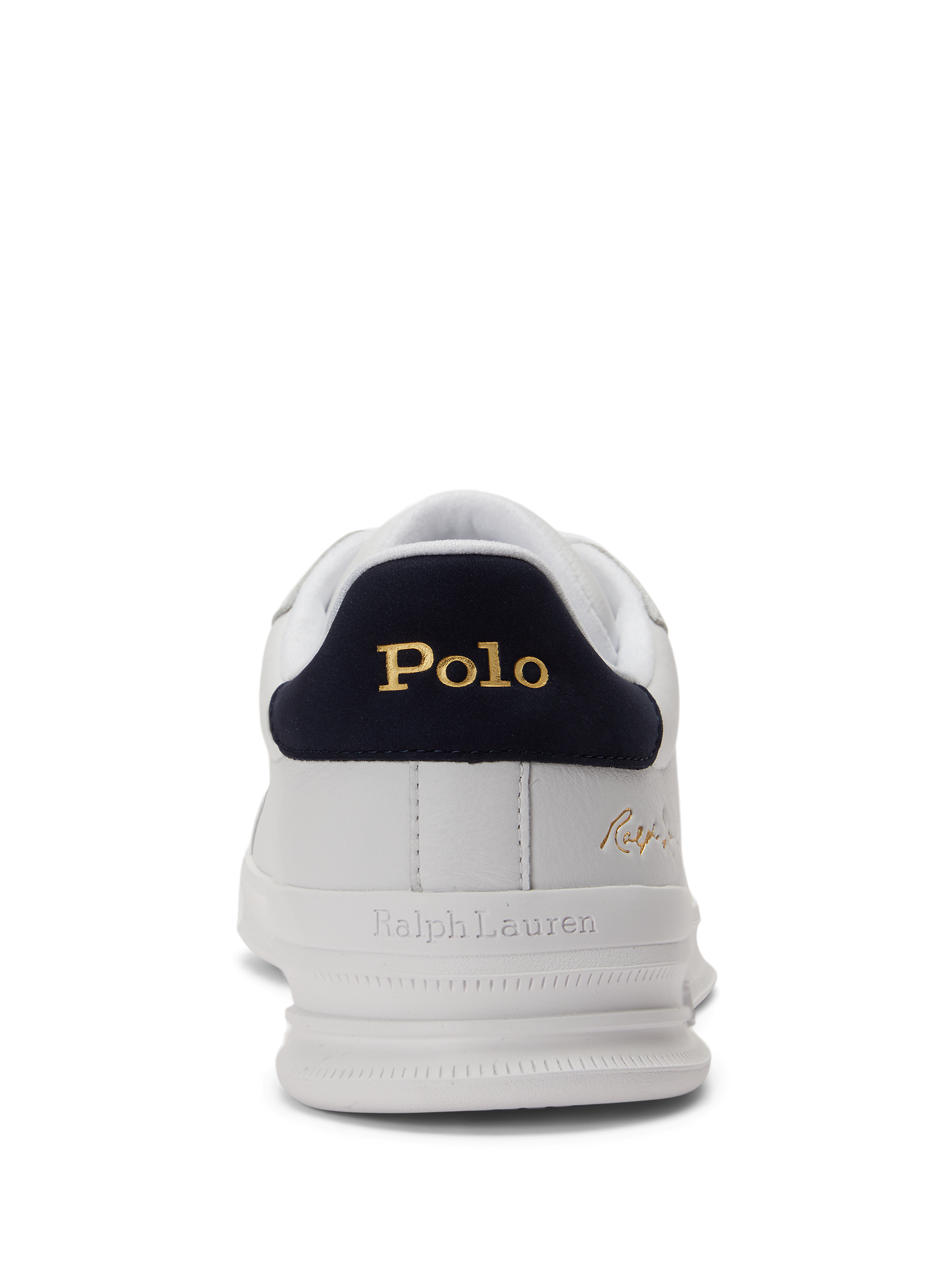 Baskets basses en cuir de vache POLO RALPH LAUREN Multicolore