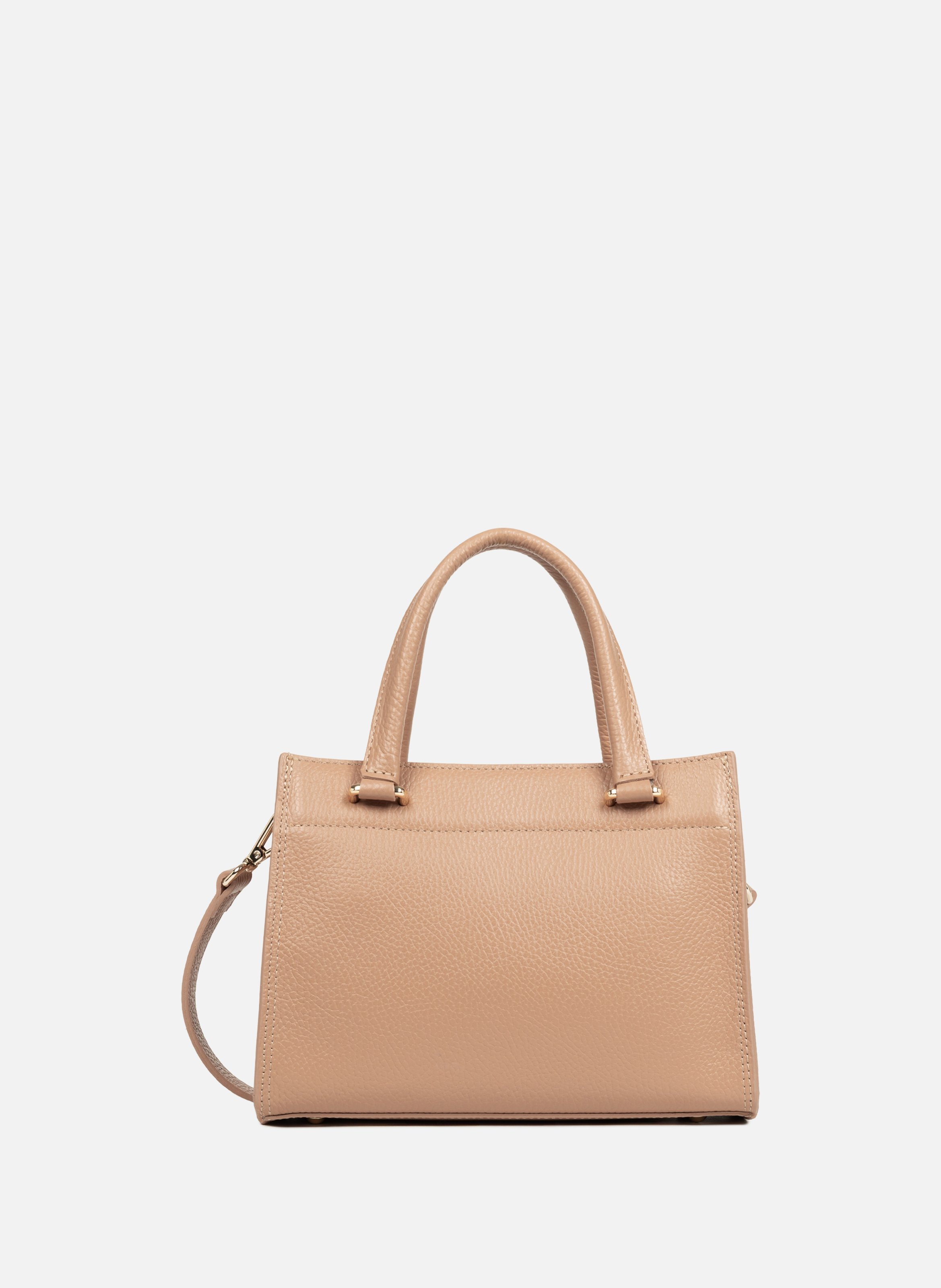 Small handbag - foulonné double LANCASTER Beige