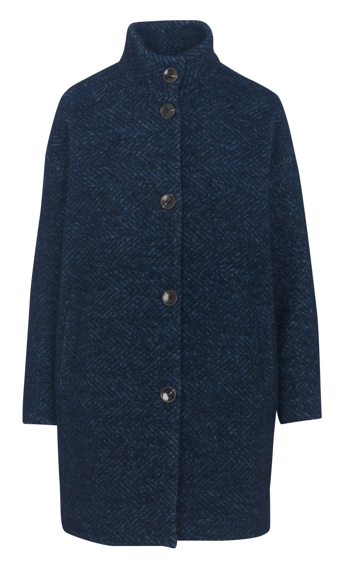 Manteau col montant armance MAISON 123 Bleu