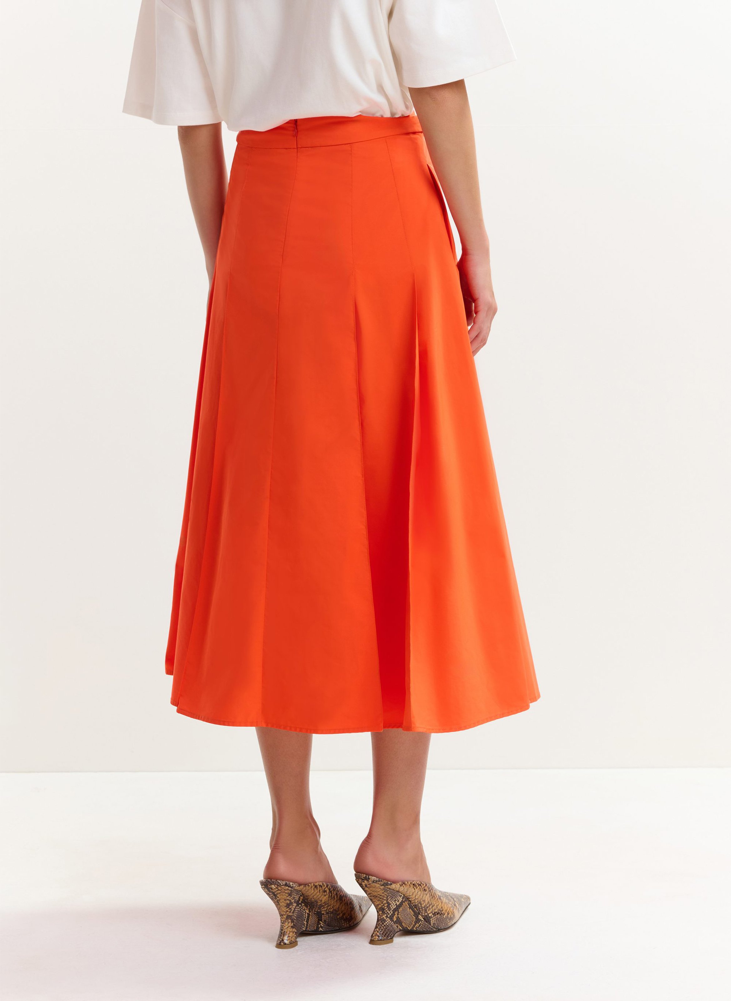 Jupe midi trapèze jaelyn ESSENTIEL ANTWERP Violet