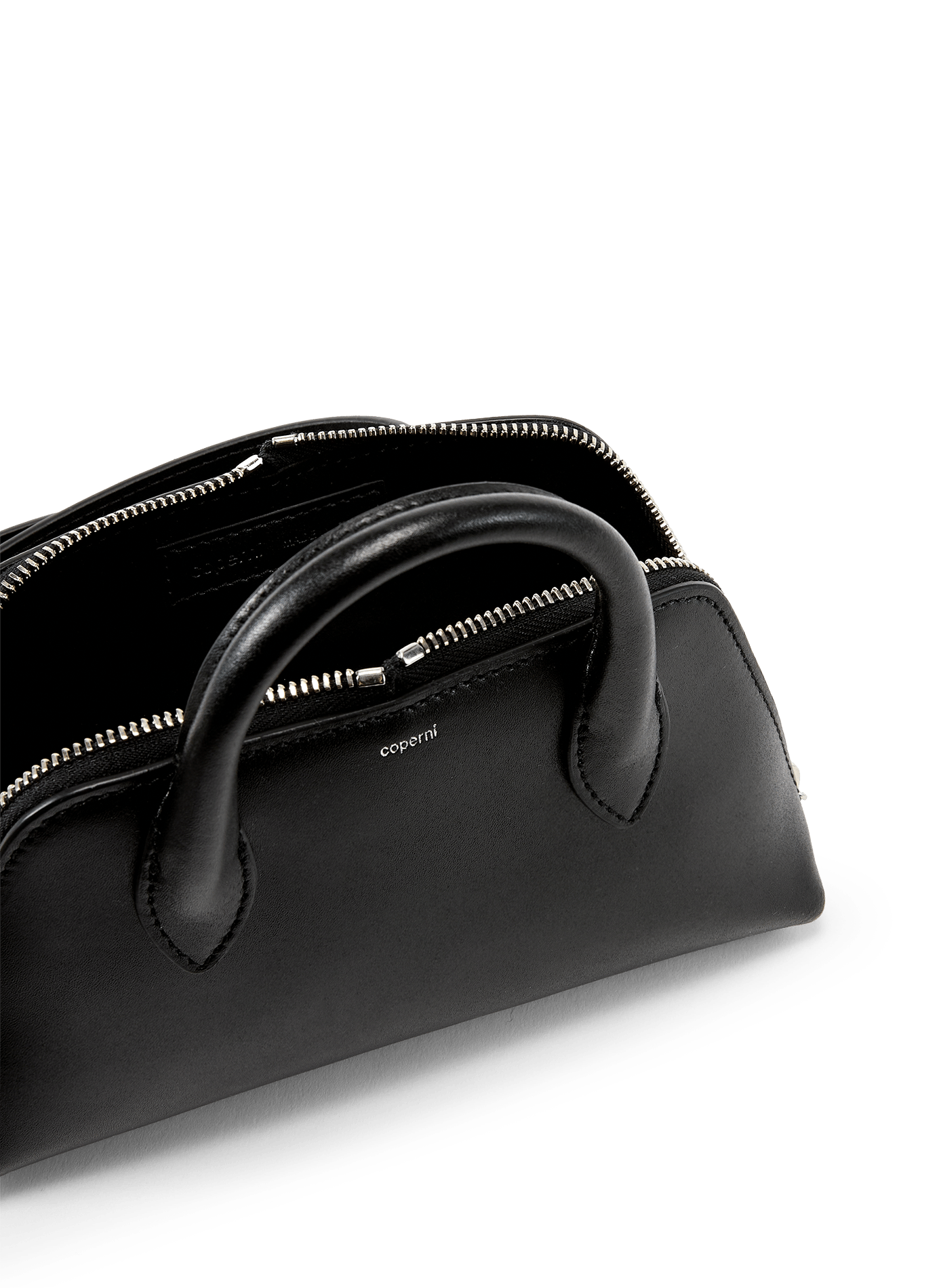 Sac à main Duffle en cuir de veau COPERNI Noir