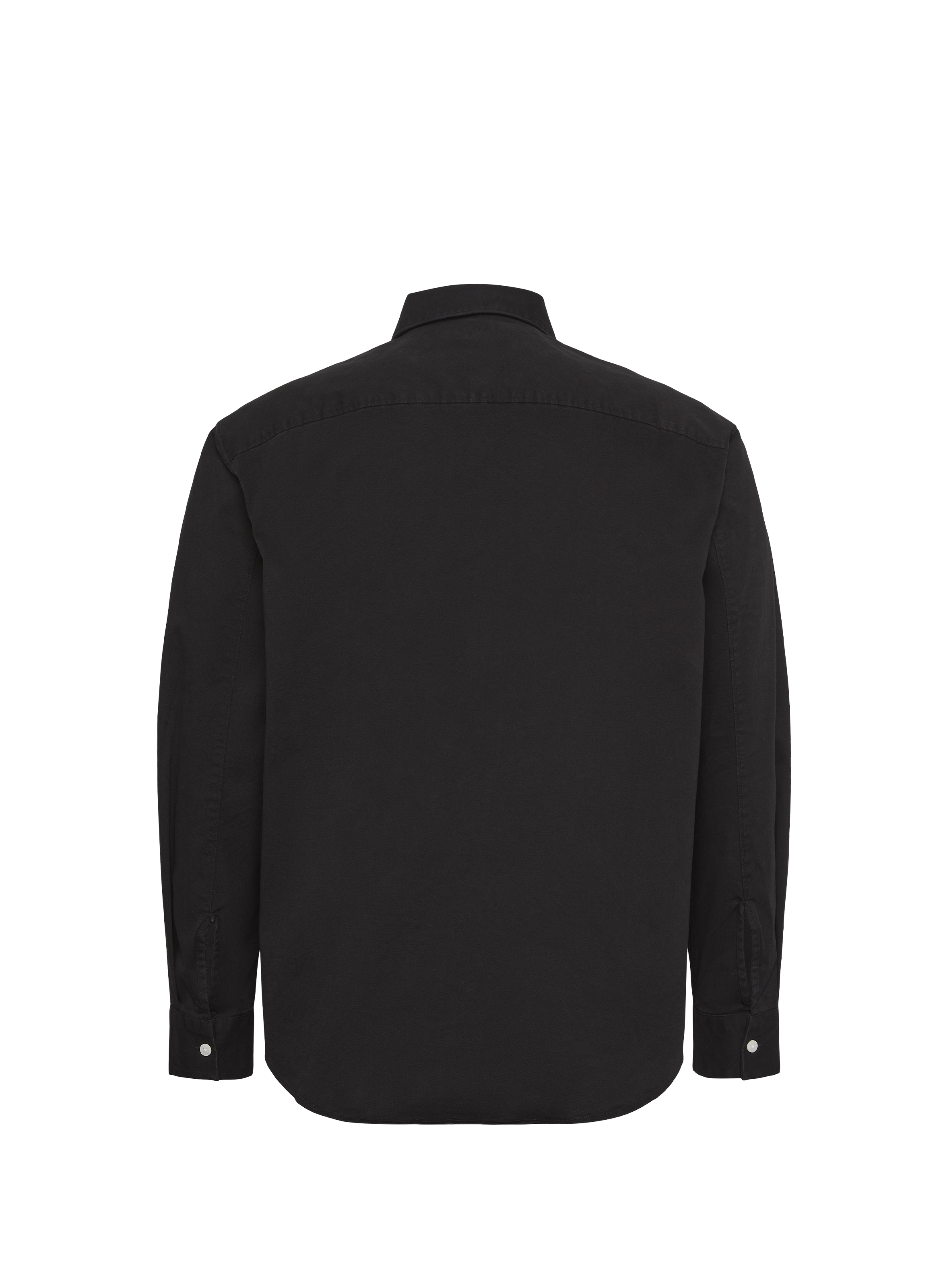 Chemise droite en coton CALVIN KLEIN Noir