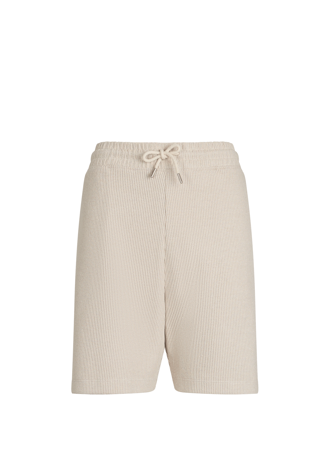 Short ample en coton mélangé gaufré HUGO BLUE Beige