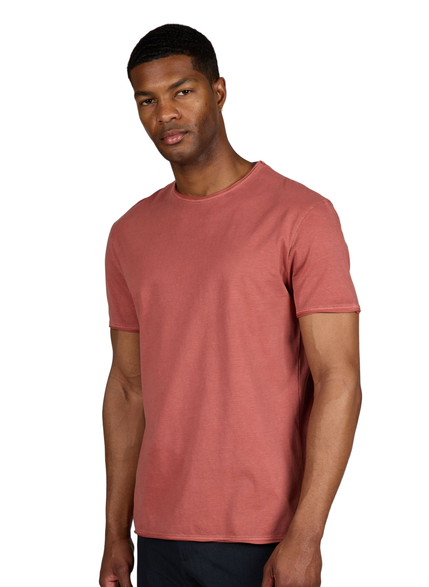 Cotton round-neck T-shirt STRELLSON Red