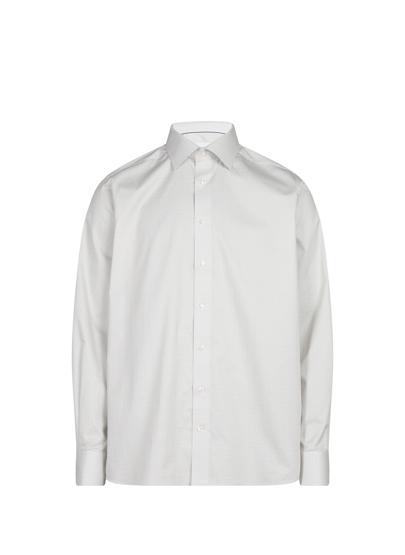 Overhemd met slim fit en motief van katoen ETON Beige
