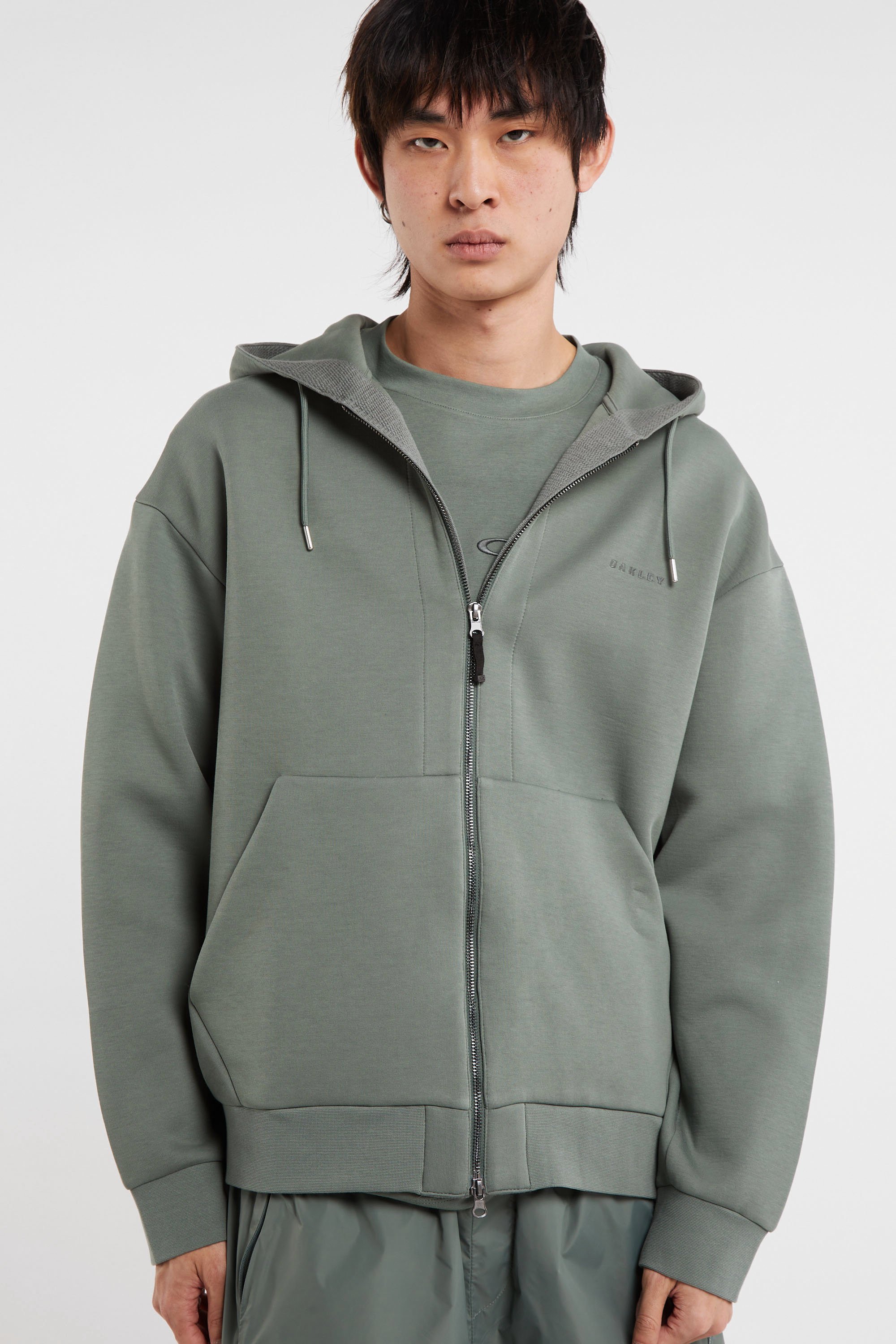 Hoodie zippé reserve momento fz hoodie OAKLEY Vert