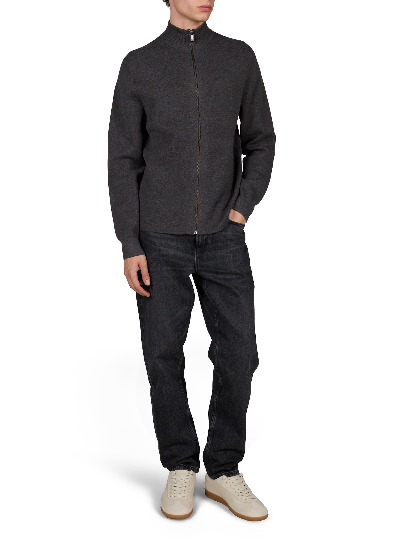 Pull à glissière DOCKERS Gris