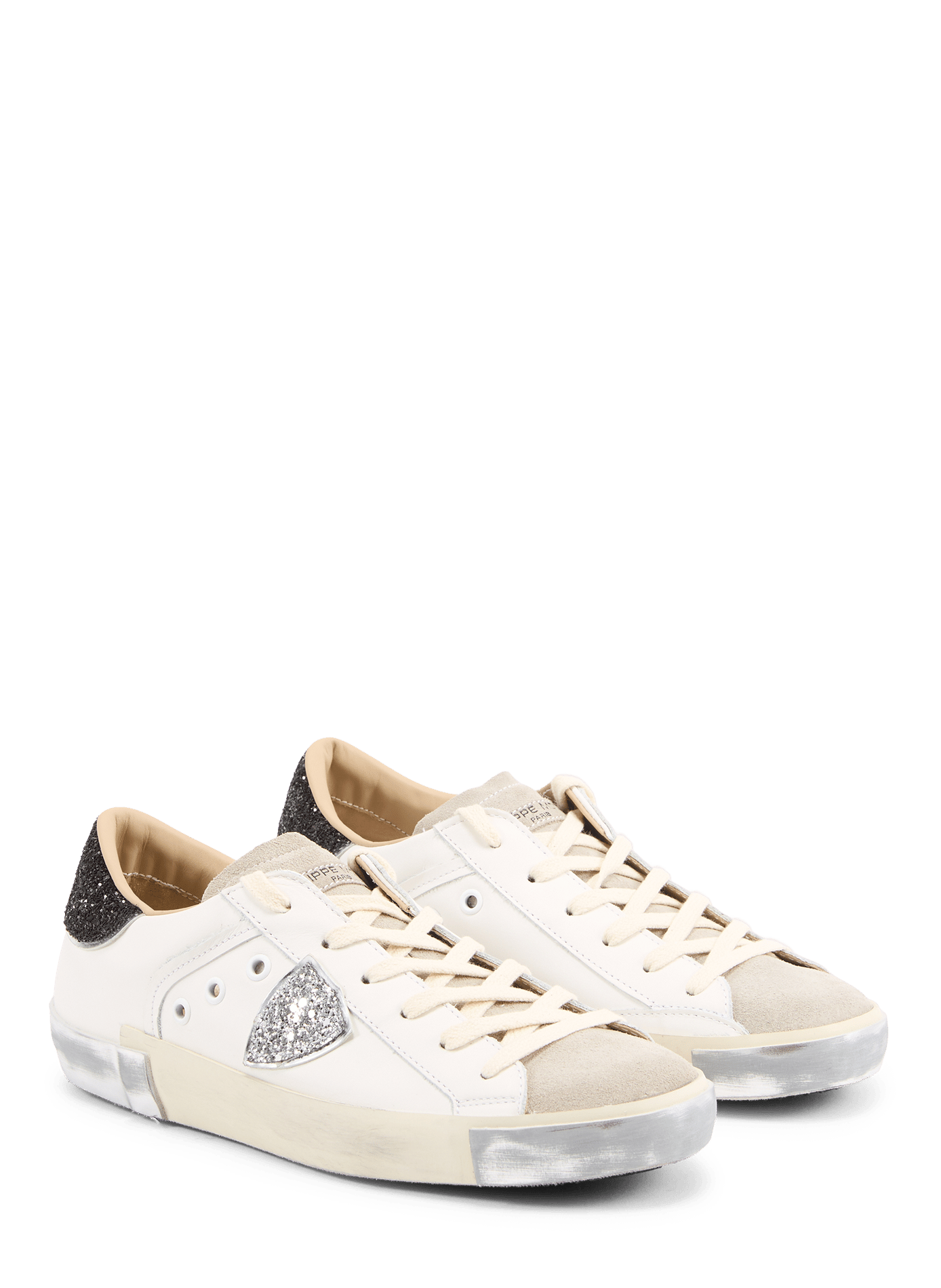 Baskets basses en cuir PHILIPPE MODEL Blanc