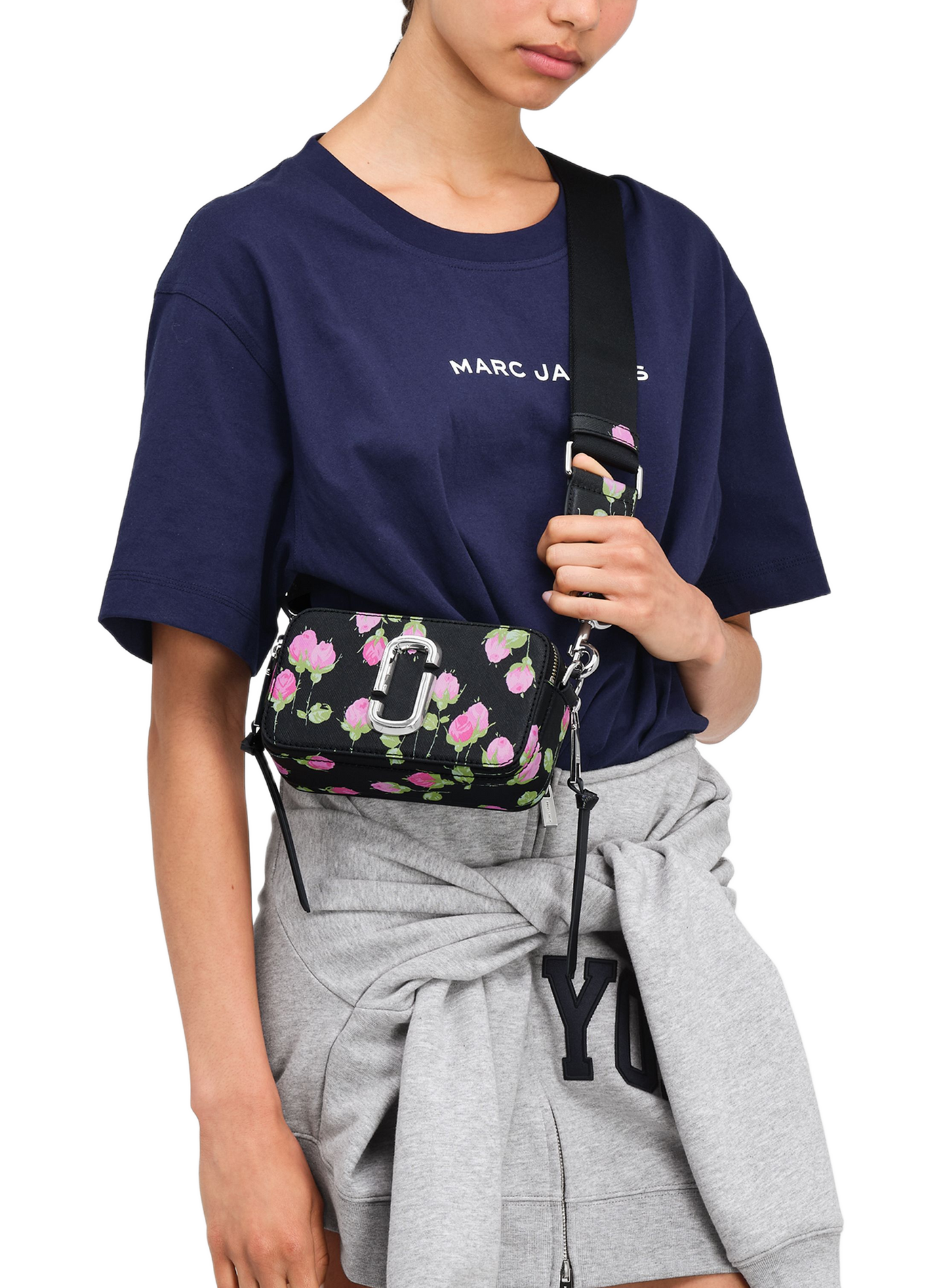 Schoudertas The Vintage Floral Snapshot MARC JACOBS Zwart