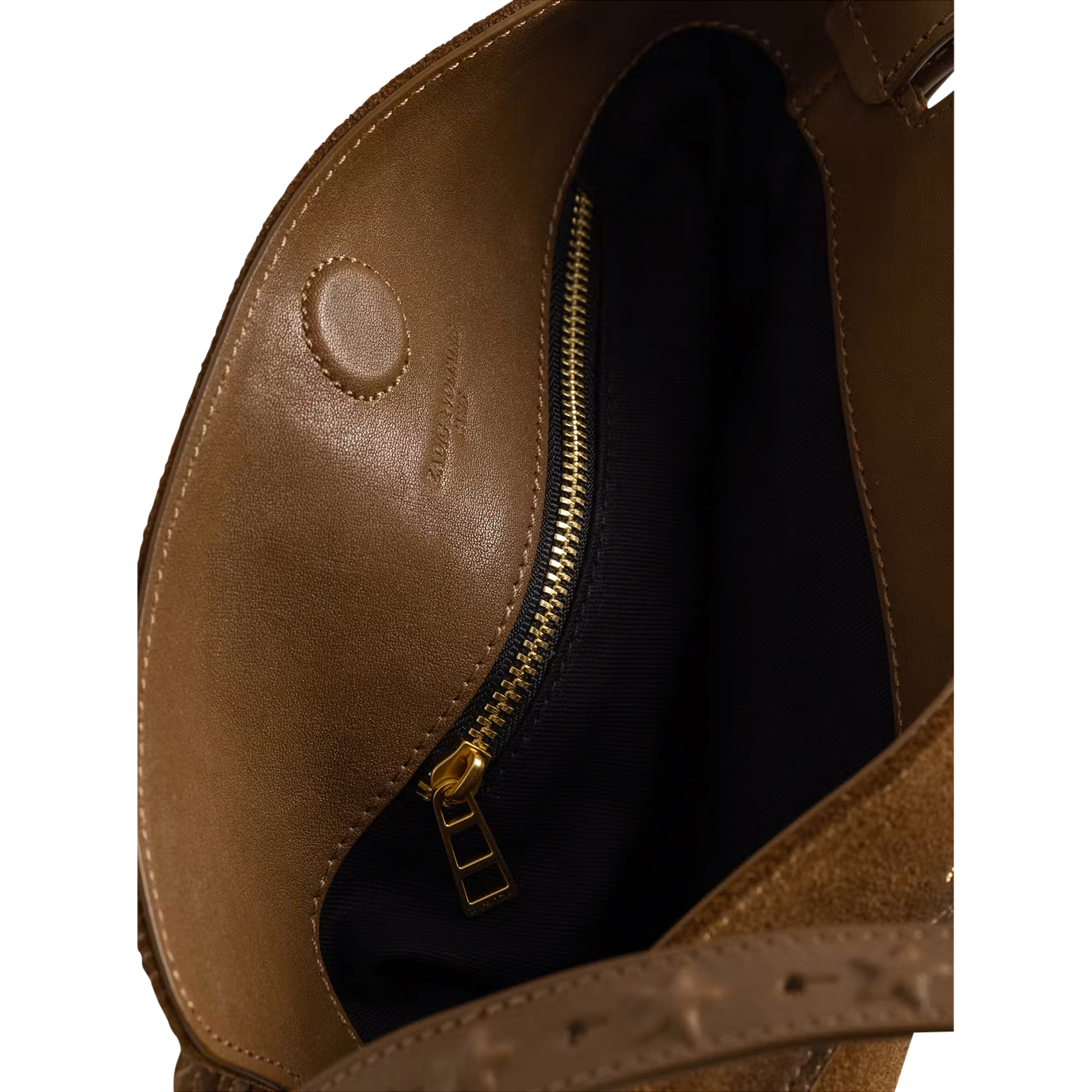 Schoudertas van leer Baby Jane ZADIG&VOLTAIRE Bruin