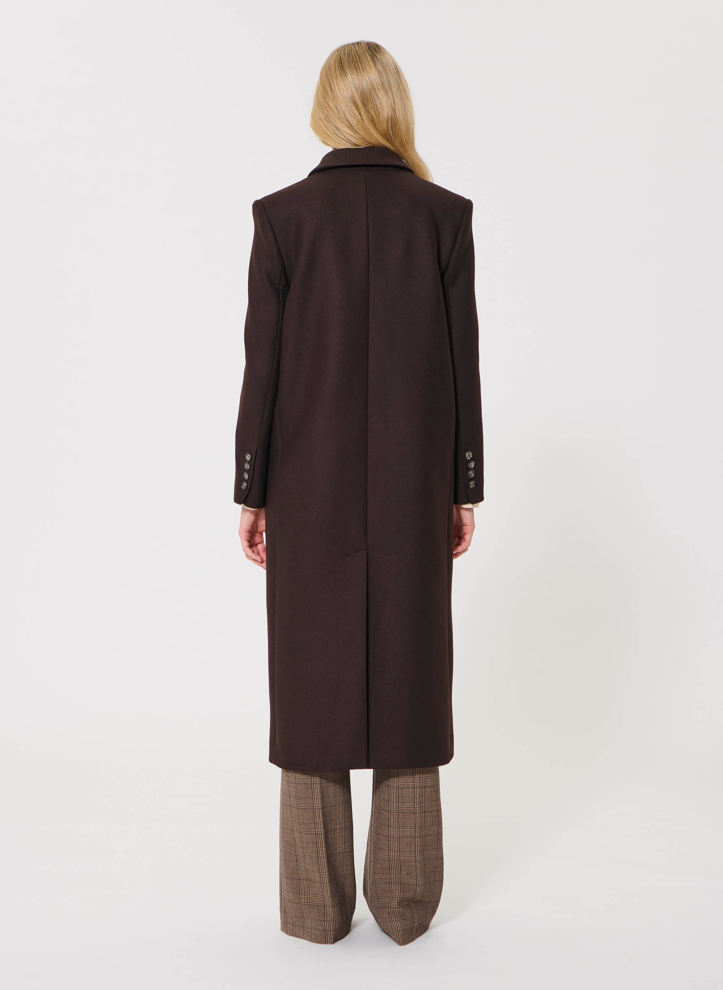 Manteau matthew TARA JARMON Marron