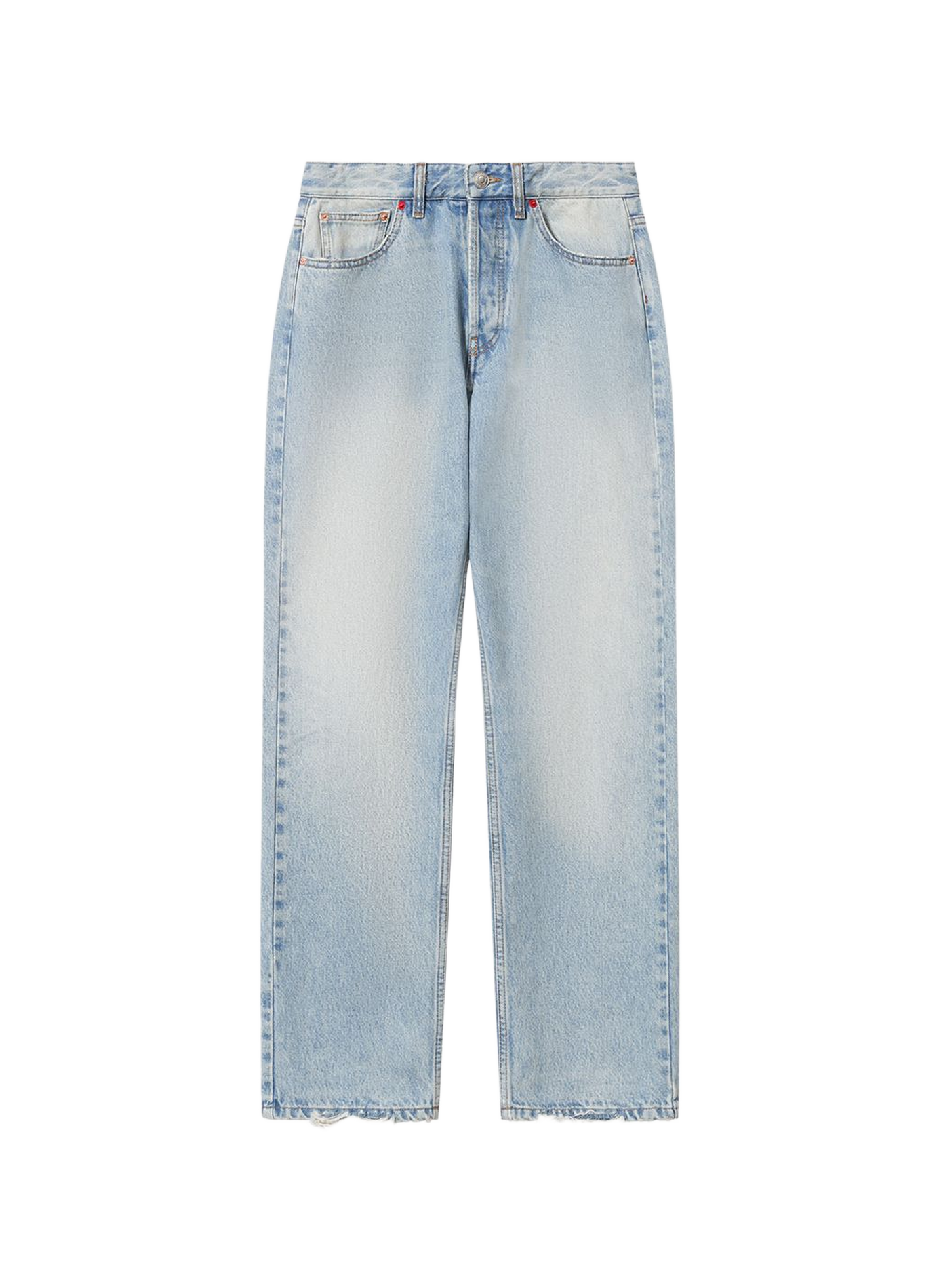 DAYA REGULAR cotton denim jeans ISABEL MARANT Blue
