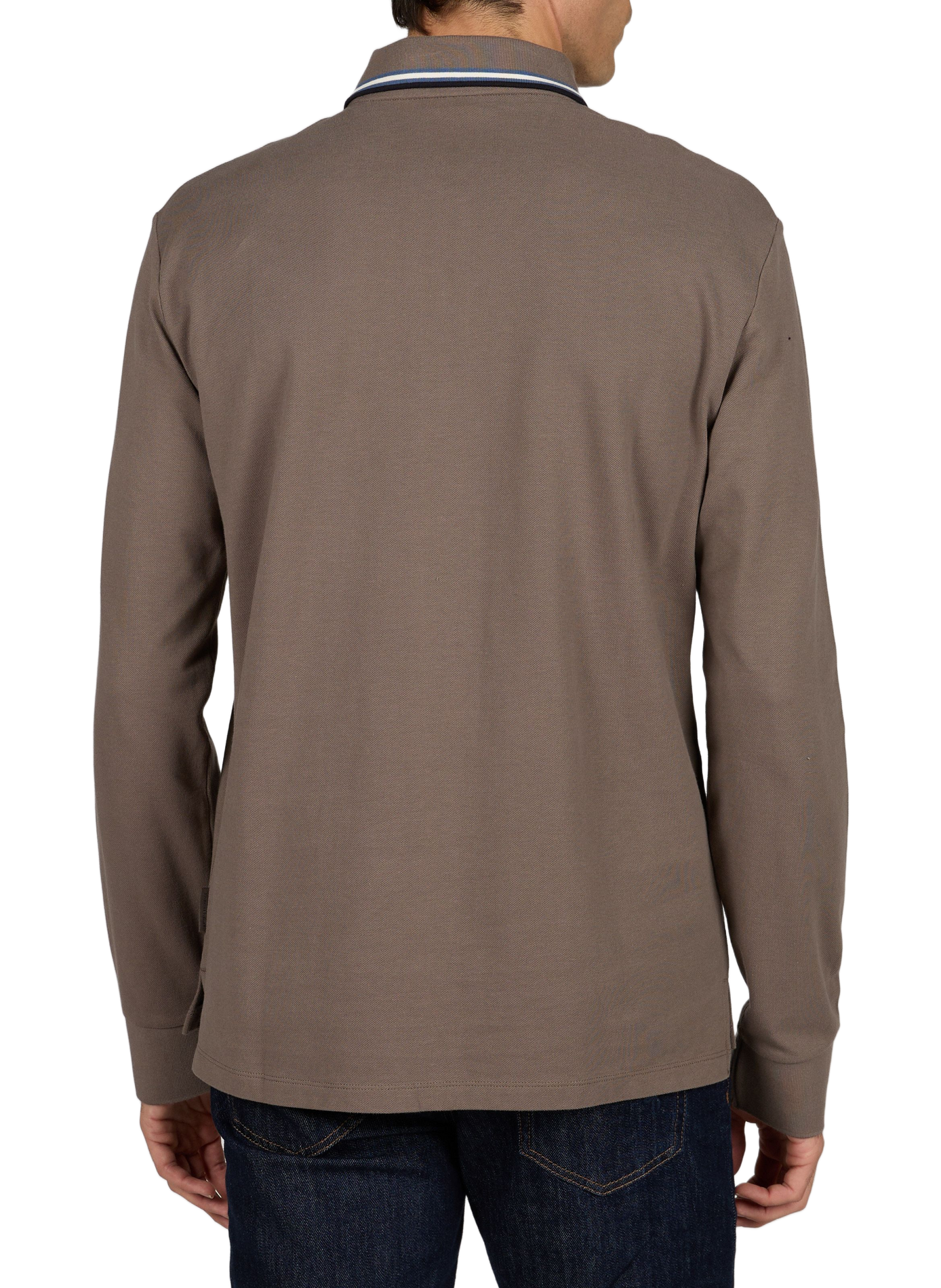 Straight cotton polo shirt ARMANI EXCHANGE Beige